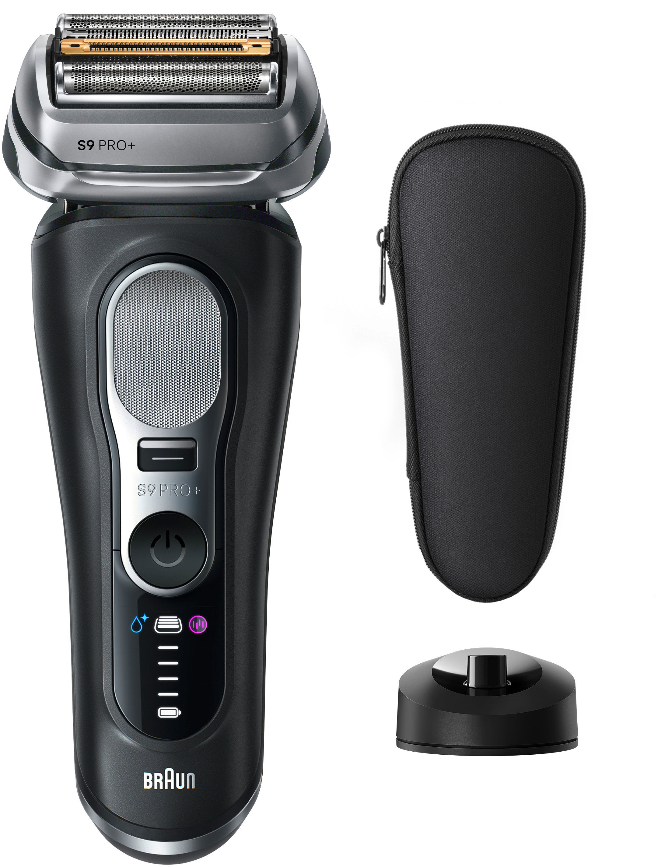 Braun Elektrorasierer "Series 9 9610s" integrierter Präzisionstrimmer Pro-SensoAdapt, Ladeständer, 5+1 ultradünne Präzisionsklingen