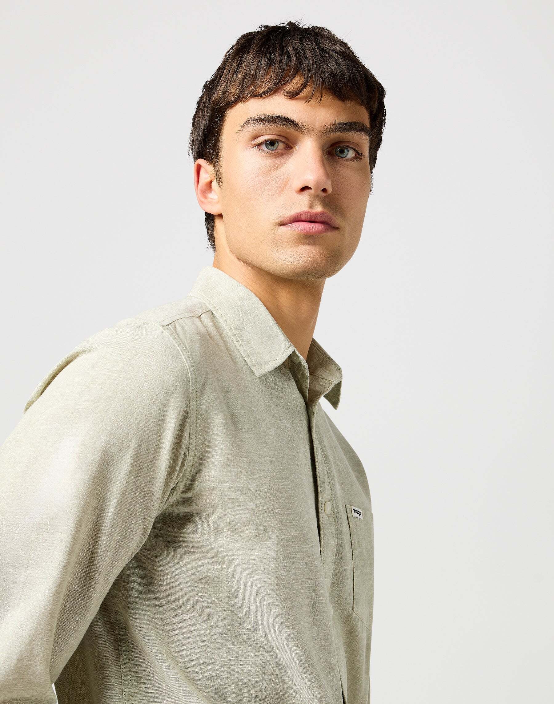 Wrangler Leinenhemd »Wrangler Leinenhemd 1 Pkt Shirt«