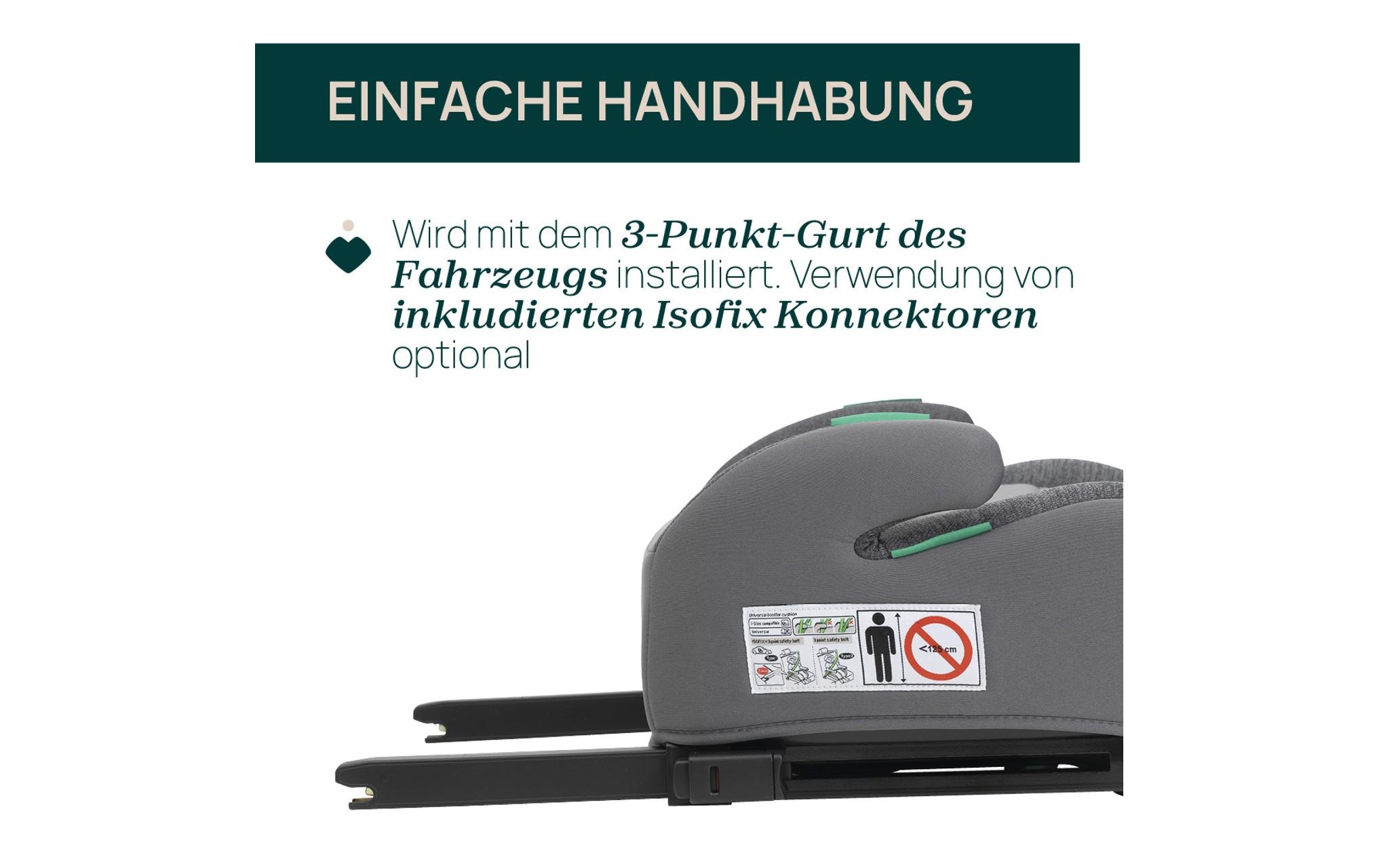 Chicco Kindersitzerhöhung »Quasar Fix i-Size Stone«