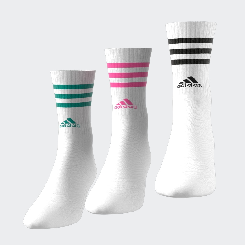 adidas Performance Funktionssocken »3STREIFEN CUSHIONED CREW SOCKEN, 3 PAAR«, (3 Paar)