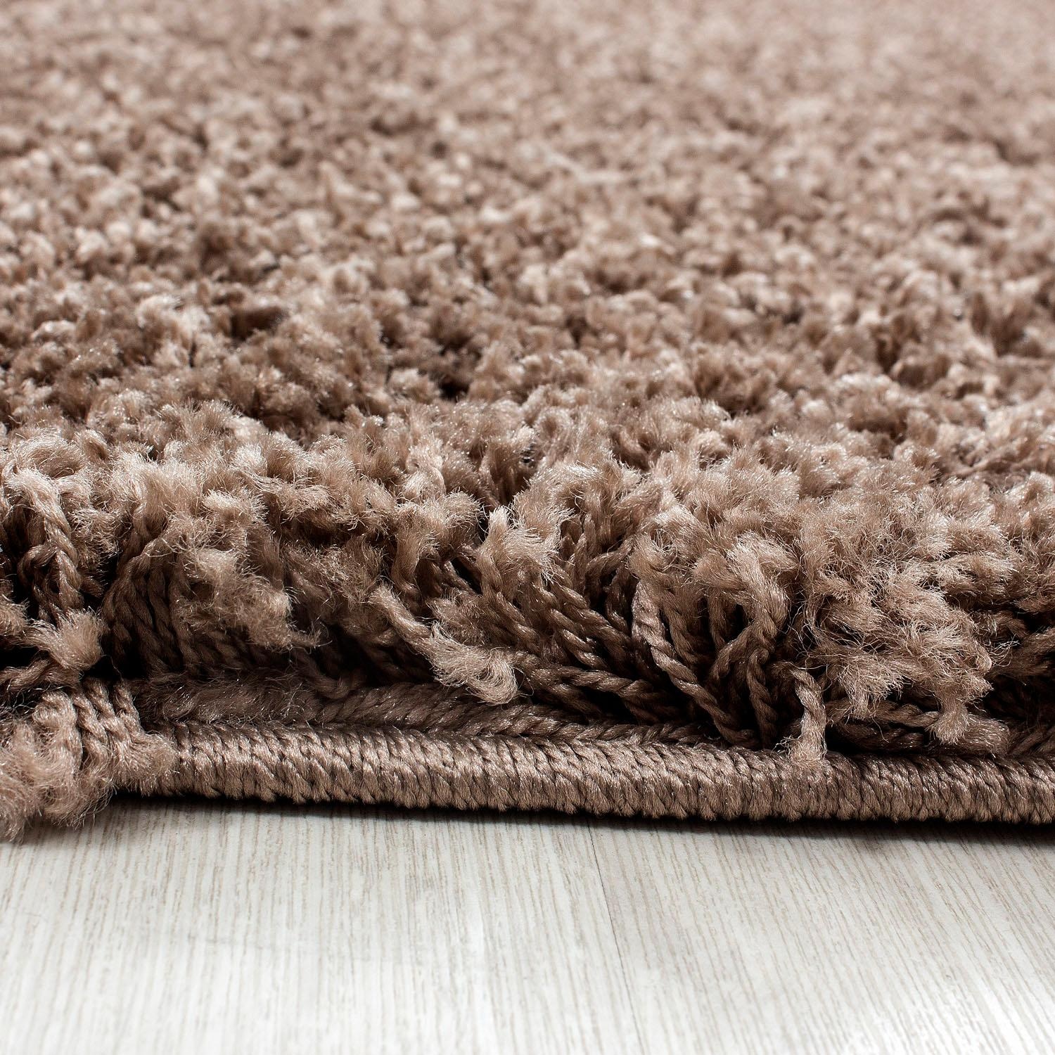 Ayyildiz Teppiche Hochflor-Teppich »Life Shaggy 1500«, rund, 30 mm Höhe, auch in rechteckig, Wohnzimmer, Langflor, grosse Farbauswahl