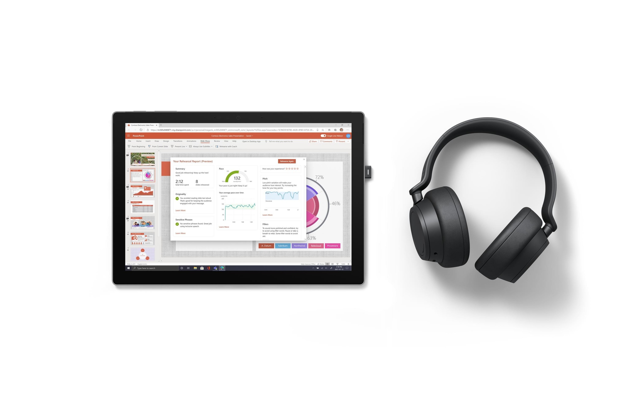 Microsoft Over-Ear-Kopfhörer »Microsoft Surface Headphones 2+«