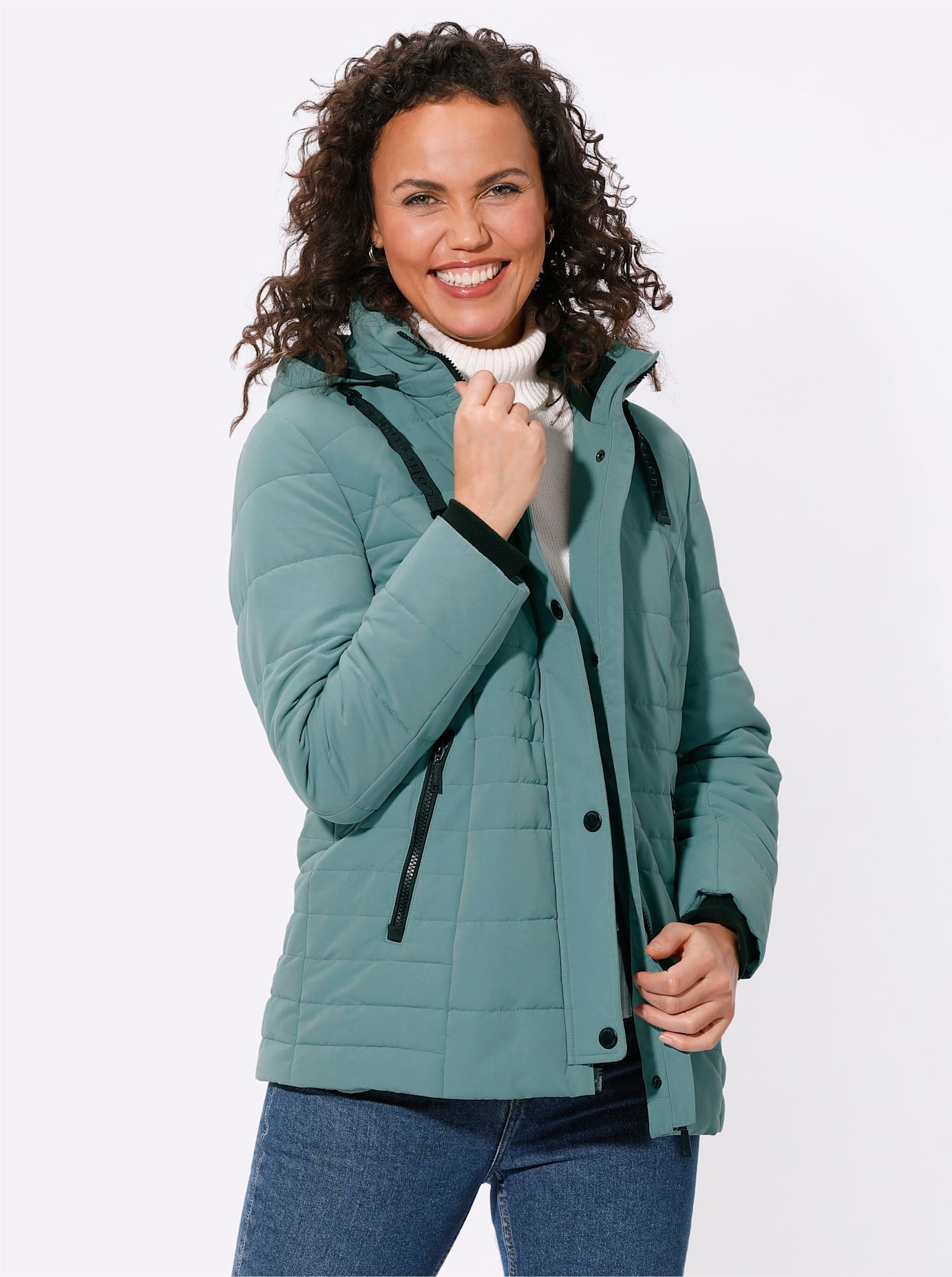 Casual Looks Steppjacke mitKapuze