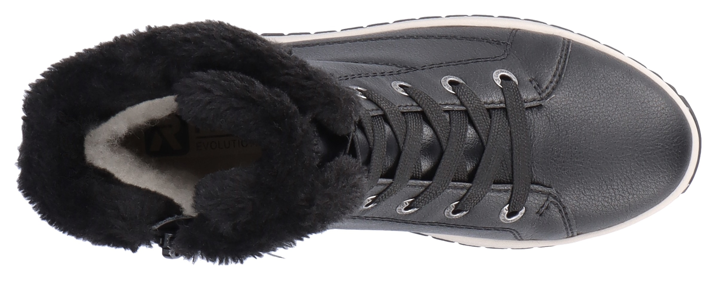 Rieker EVOLUTION Winterboots, Schnürboots, Stiefelette mit praktischem Innenreissverschluss