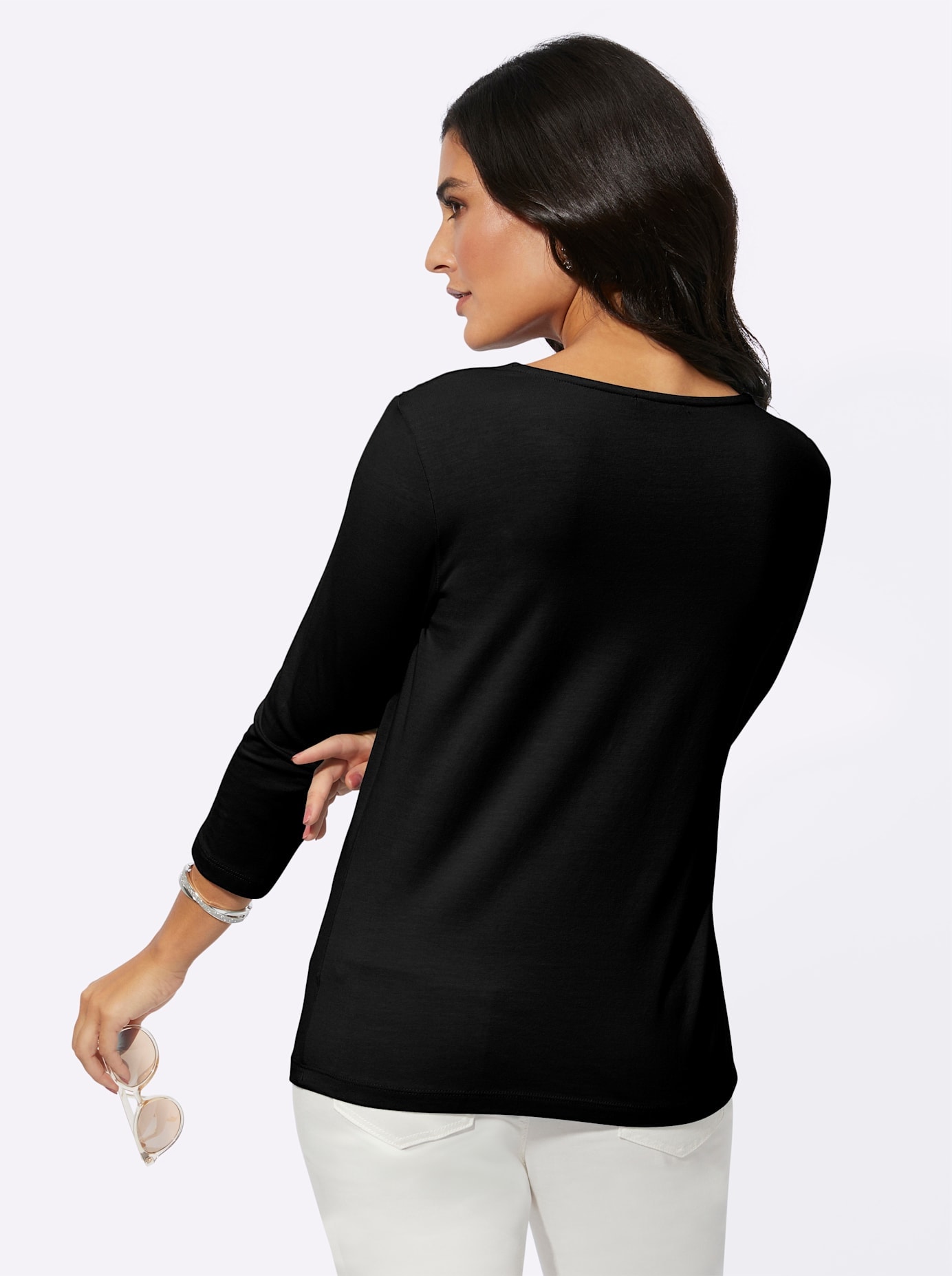 creation L 3/4-Arm-Shirt »Modal-Mix-Shirt«, (1 tlg.)