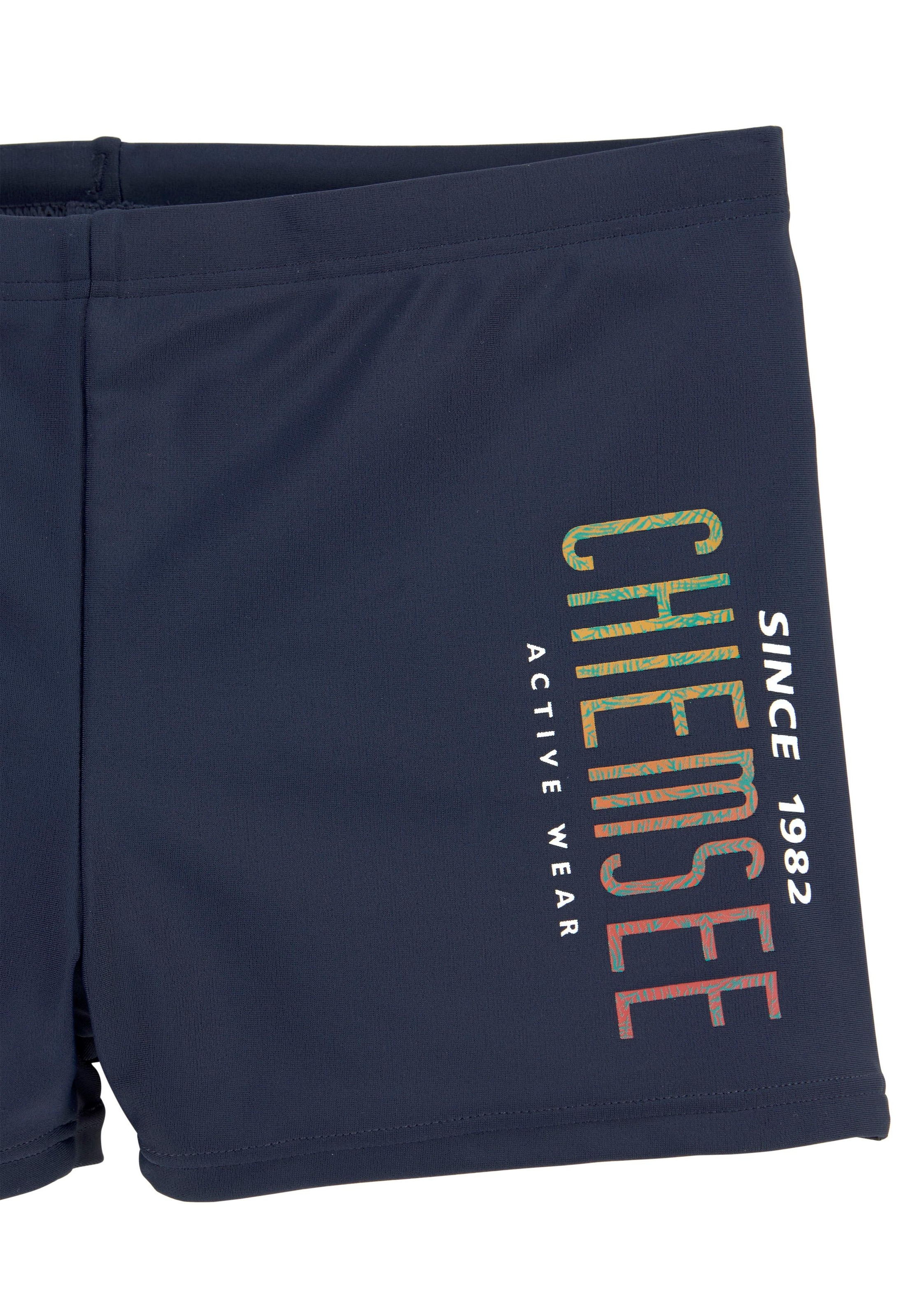 Chiemsee Boxer-Badehose, mit Logodruck