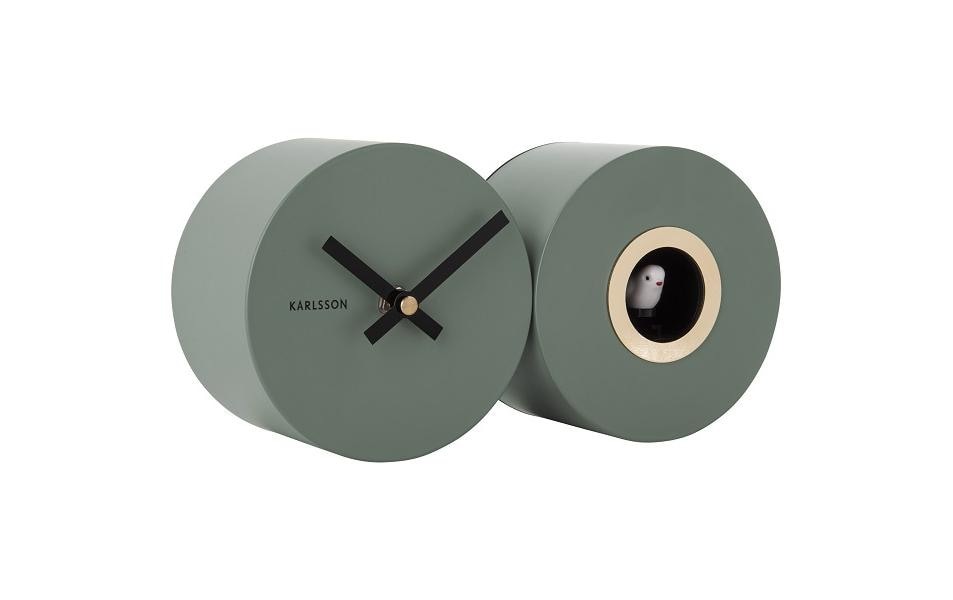 Karlsson Wanduhr »Wanduhr Kuckuck, Grün matt«