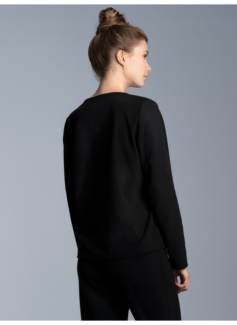 Trigema Strickfleece-Pullover »TRIGEMA Fleece–Rundhalsshirt«