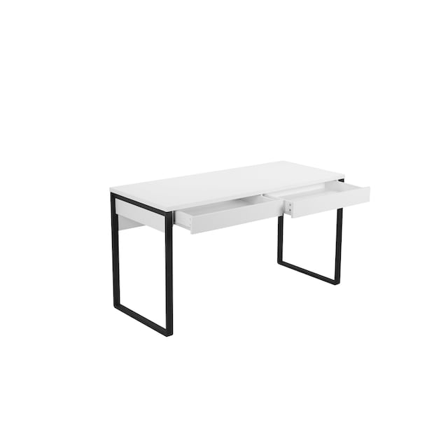 ✵ Places of Style Schreibtisch »Moid, Computertisch im modernen Design,«,  Breite 140 cm, mit Metallbeinen & 2 Schubladen günstig kaufen |  Jelmoli-Versand