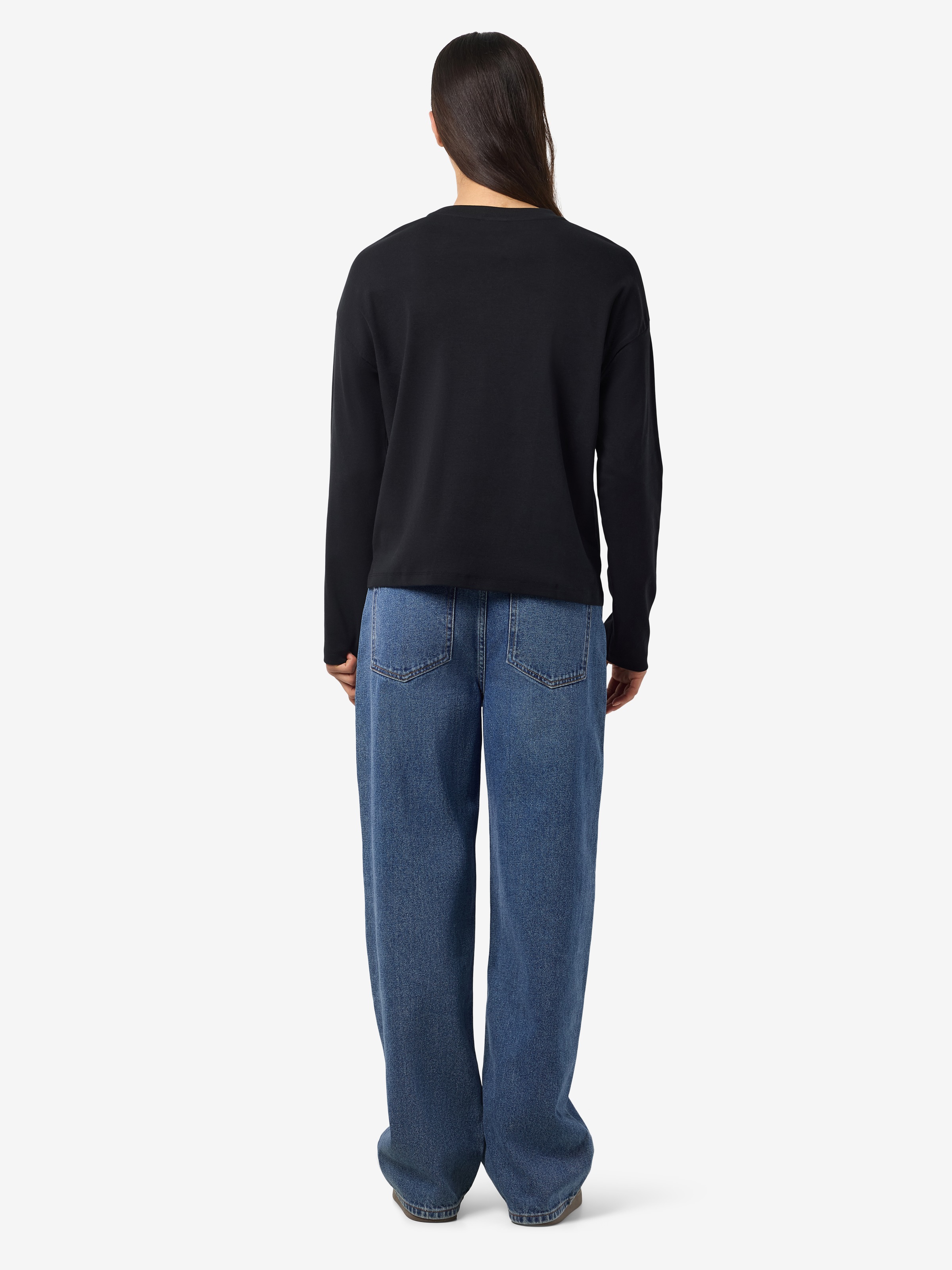 Noisy may Langarmshirt »NMMOCCA L/S REGULAR FIT TOP JRS FWD NOOS«
