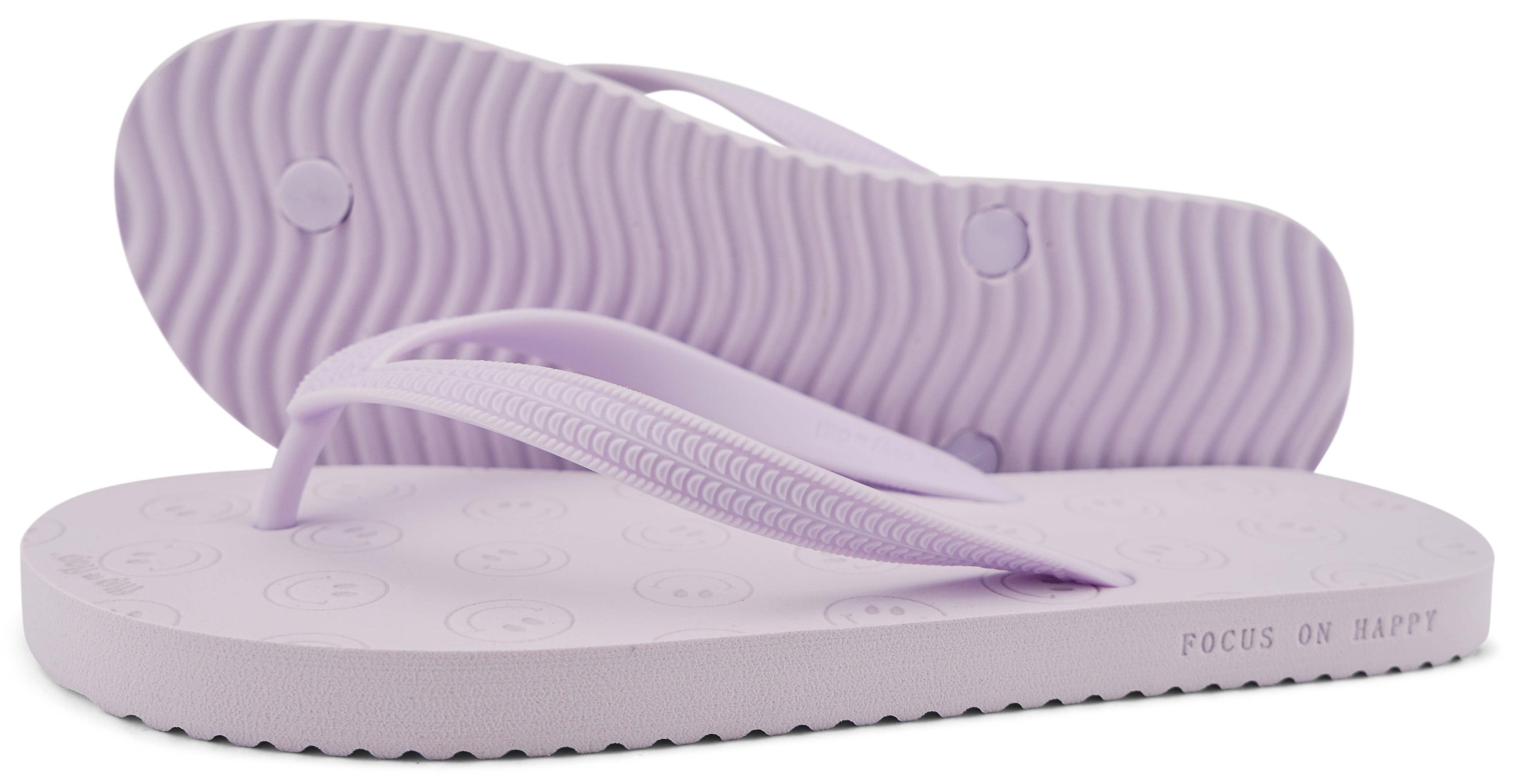 Flip Flop Zehentrenner »originals*smile«, Sommerschuh, Schlappen, Poolsildes mit Smiley-Prägung auf der Sohle