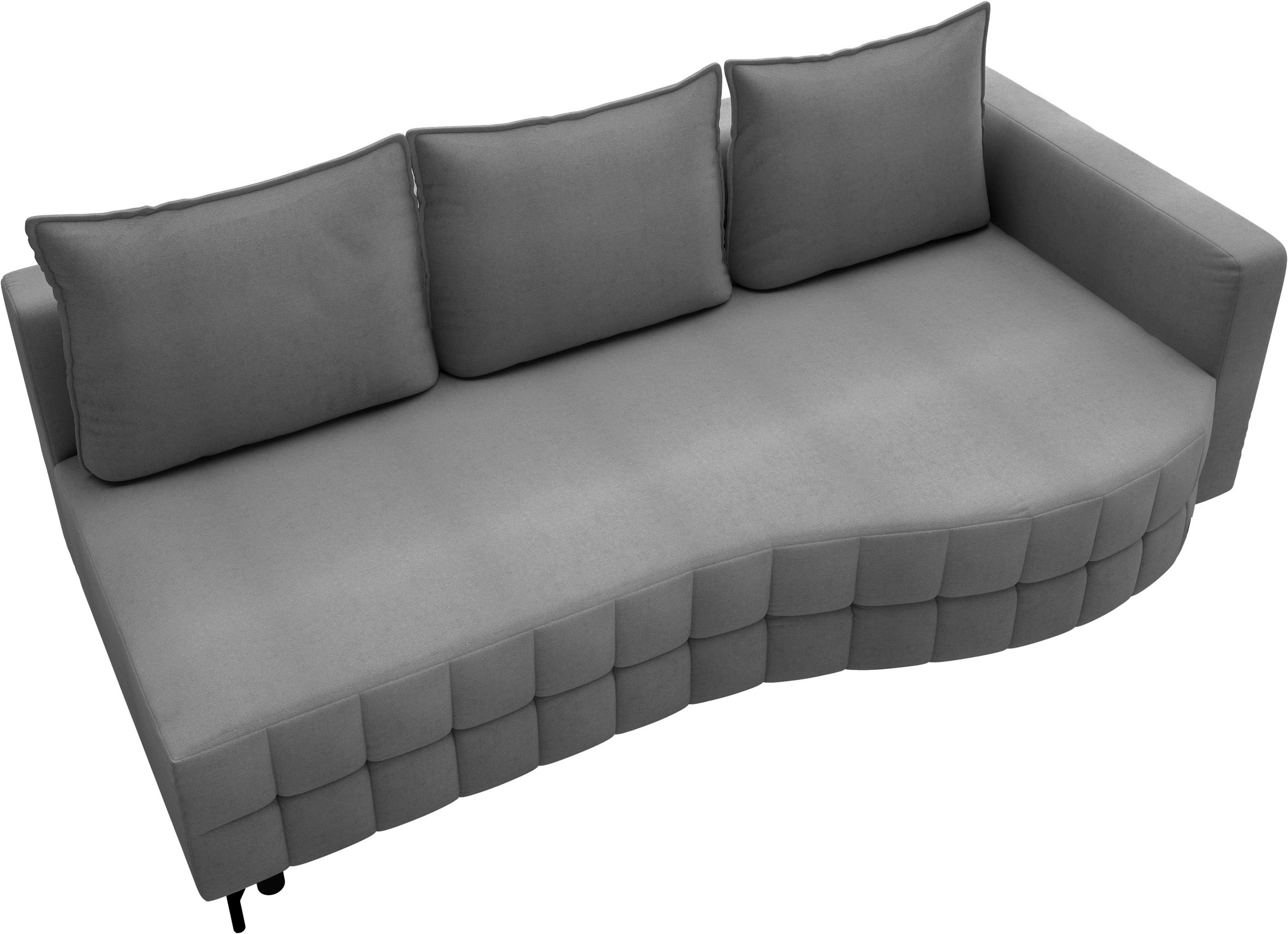 exxpo - sofa fashion Loungesofa »T wiggy Schlafsofa mit Bettfunktion und Bettkasten,«, komfortabler Federkern, super Sitzkomfort, elegante Formensprache