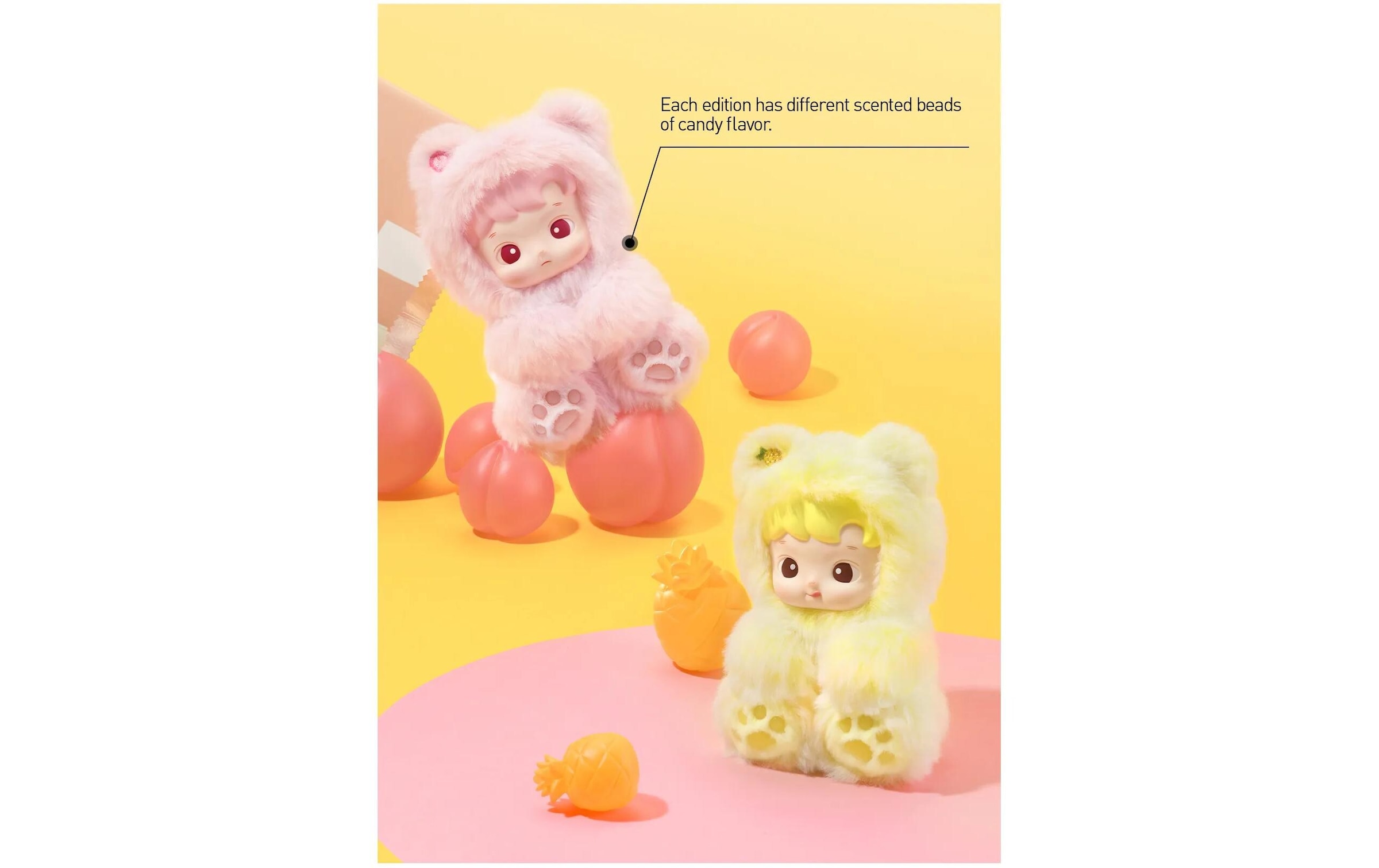 nicht definiert Plüschfigur »Pop Mart Plüsch-Anhänger Hacipupu Gummy Bear Blind Box«