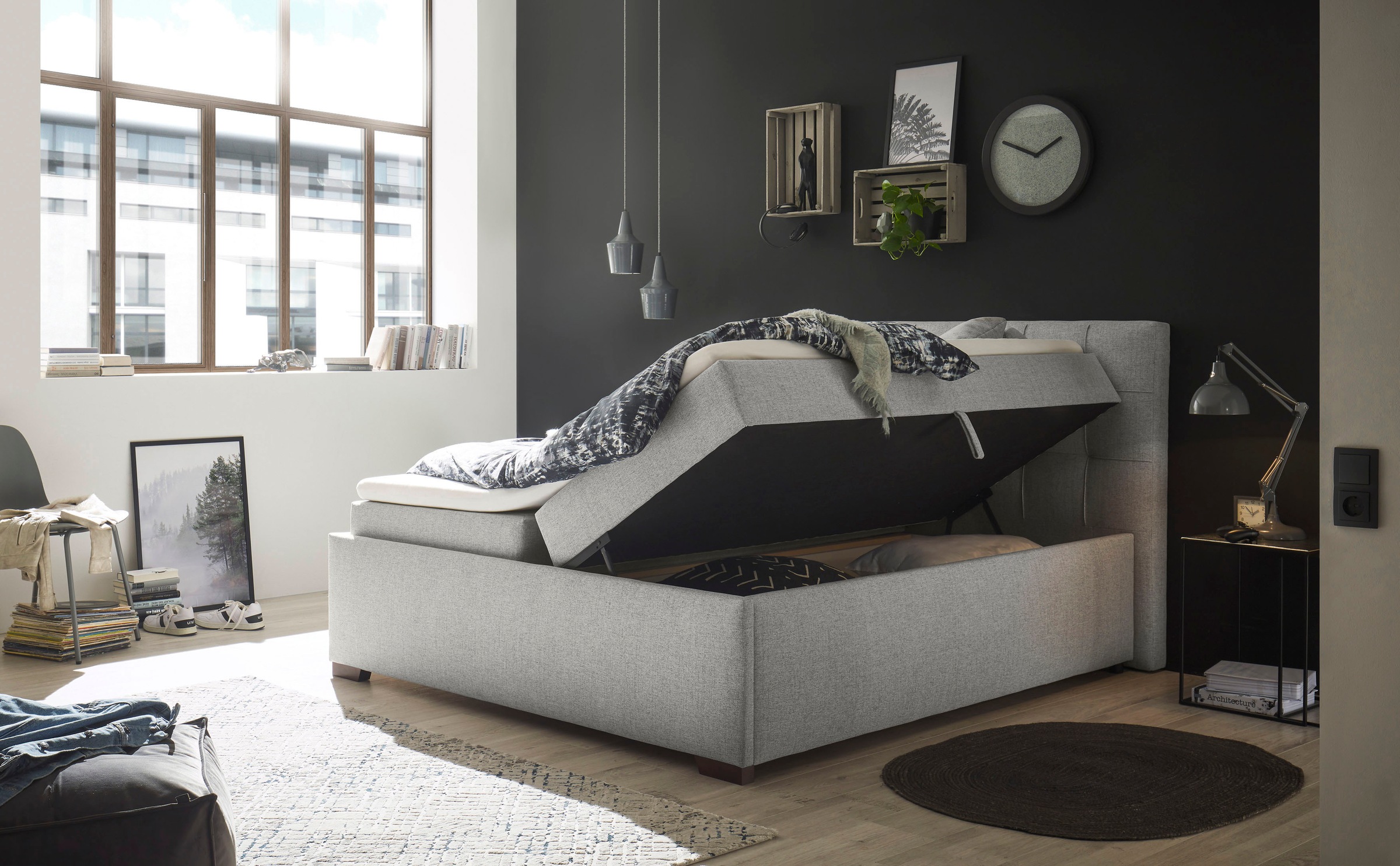 ED EXCITING DESIGN Boxbett »Artos«, inkl. zwei Bettkästen