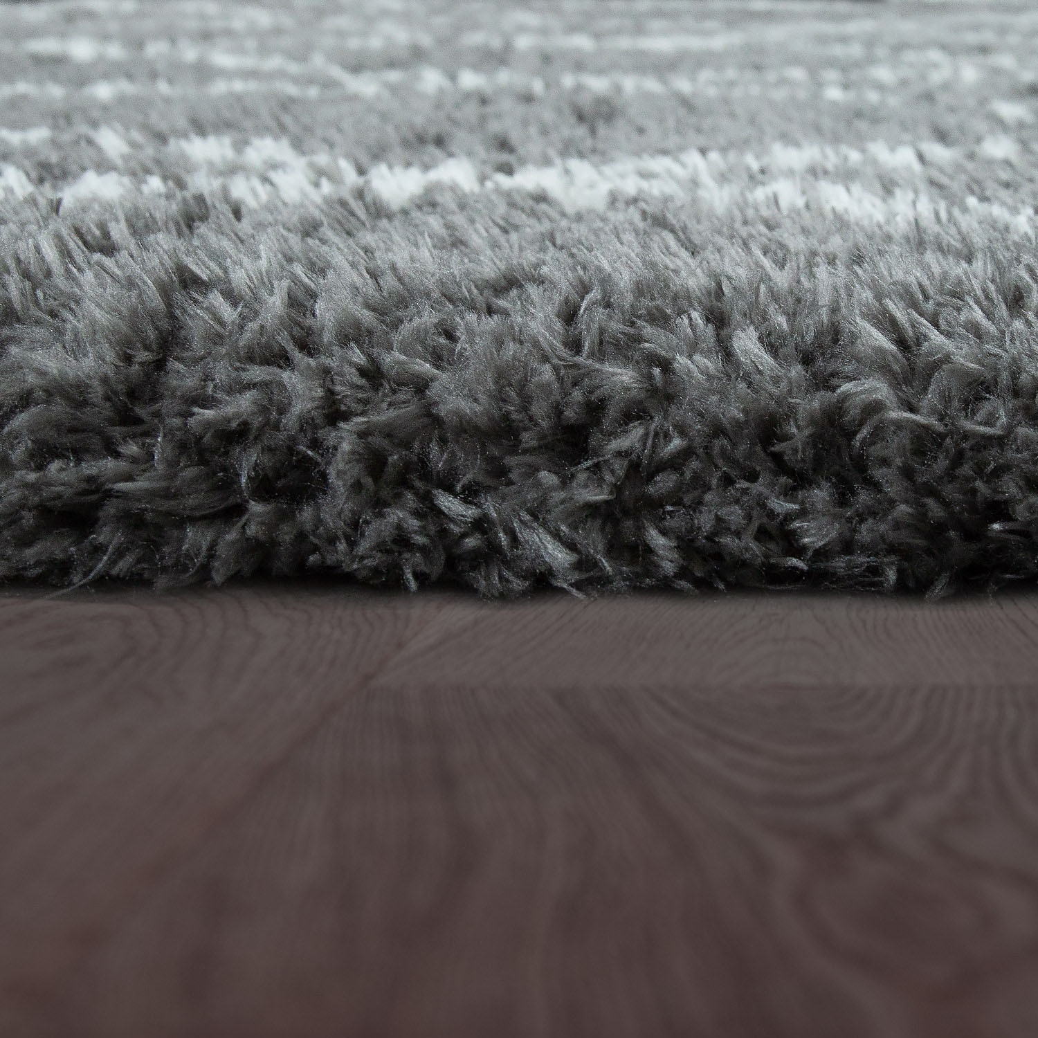 Paco Home Hochflor-Teppich »Maghreb 075«, rechteckig, 54 mm Höhe, Rauten Muster, Scandi Design, weich und flauschig