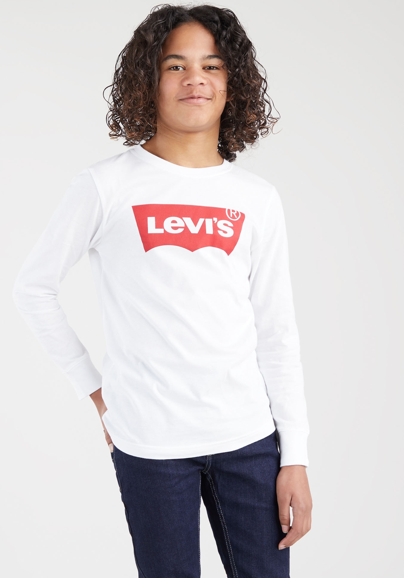 Levi's® Kids Langarmshirt »L/S BATWING TEE« mit Logo Print for BOYS
