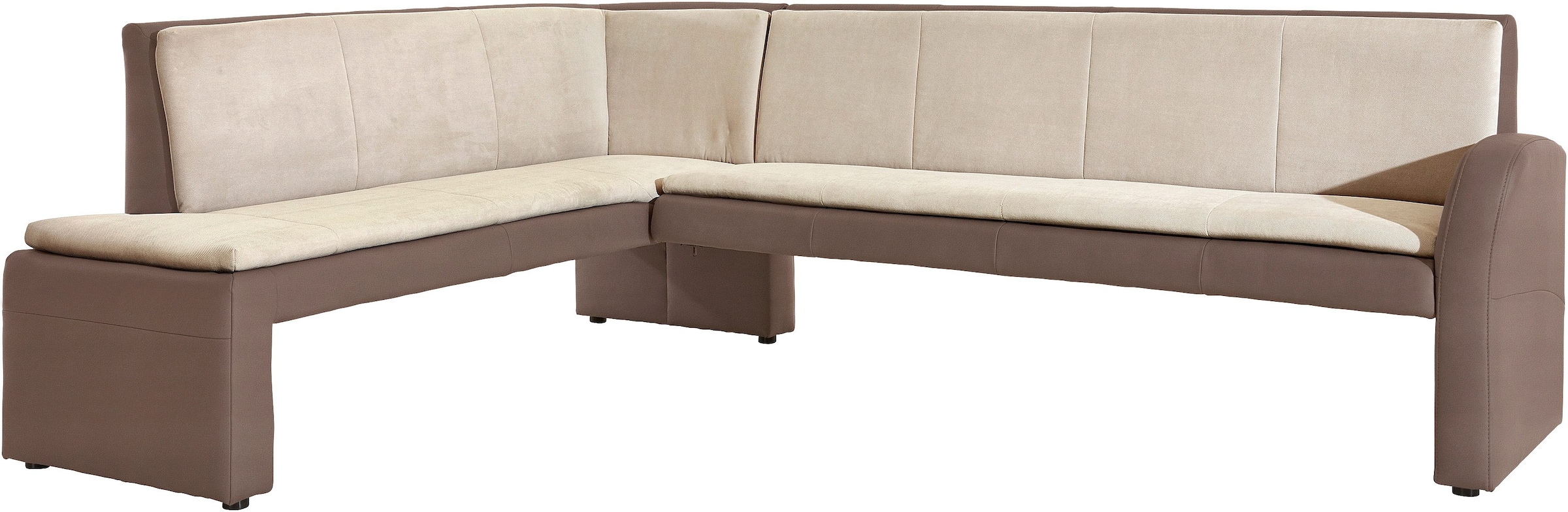 exxpo - sofa fashion Eckbank "Cortado, elegant und modern mit hohem Sitzkomfort" hohe Bodenfreiheit, schöne Detailverarbeitung, wahlweise Lederbezug