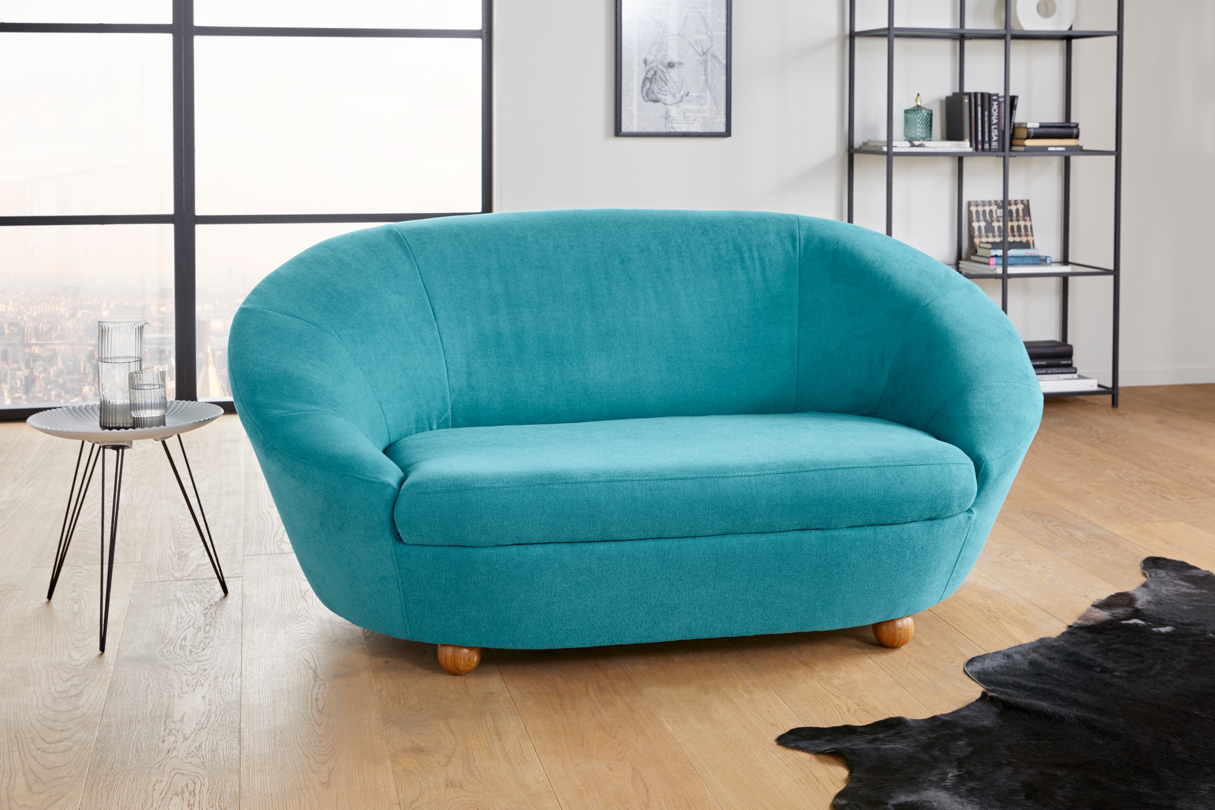 LOOKS by Wolfgang Joop Sofa »LooksIV«, Rundsofa, in vielen frischen Farben wählbar