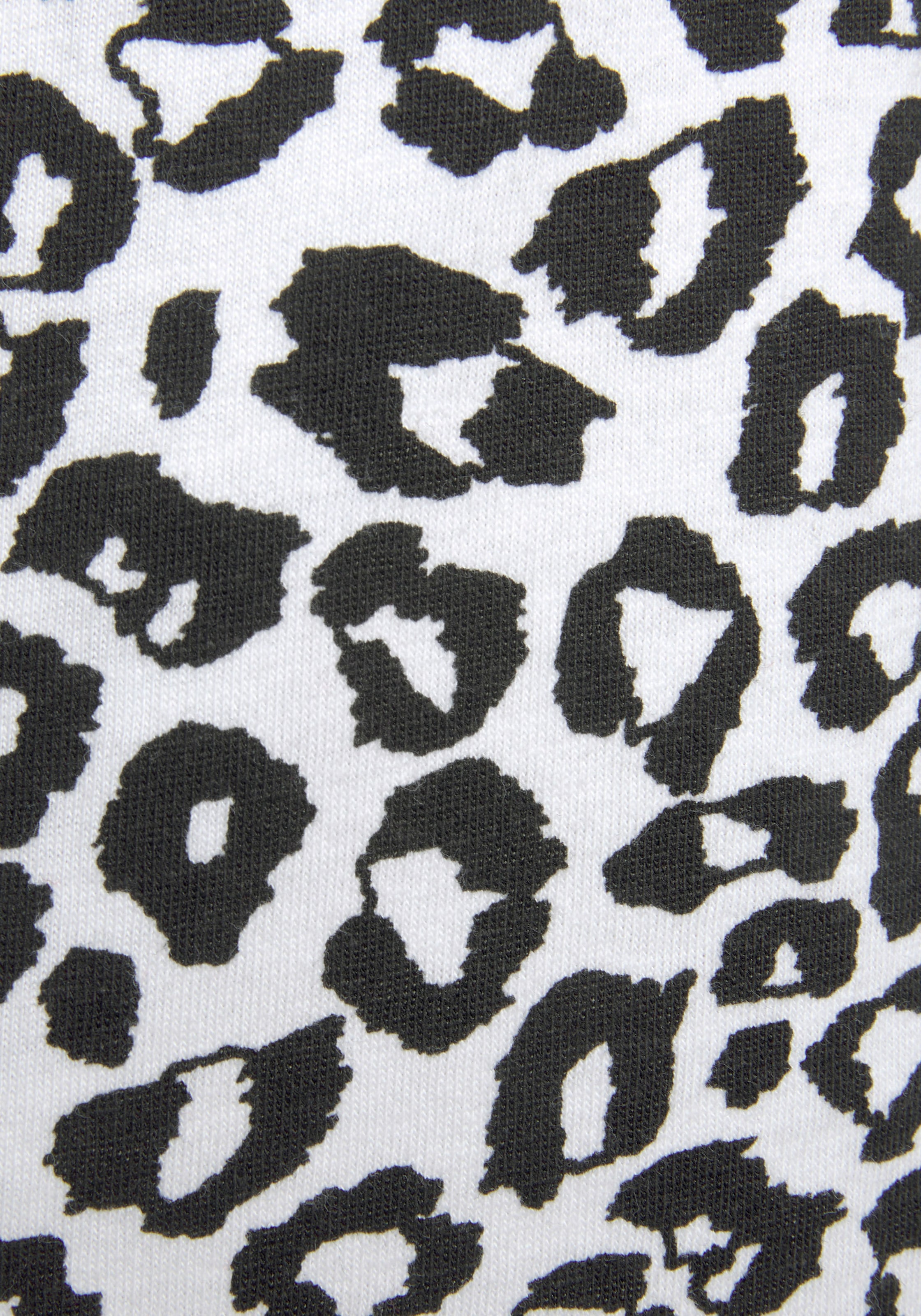 Vivance Dreams Pyjamashorts, mit Schwarz-Weiss-Druck