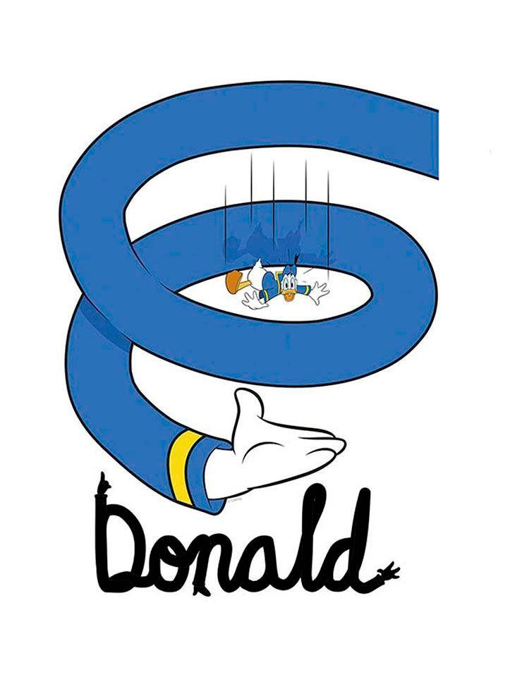 »Donald Komar Duck Wohnzimmer Poster St.), ✵ | Kinderzimmer, (1 ordern Spiral«, günstig Disney, Schlafzimmer, Jelmoli-Versand