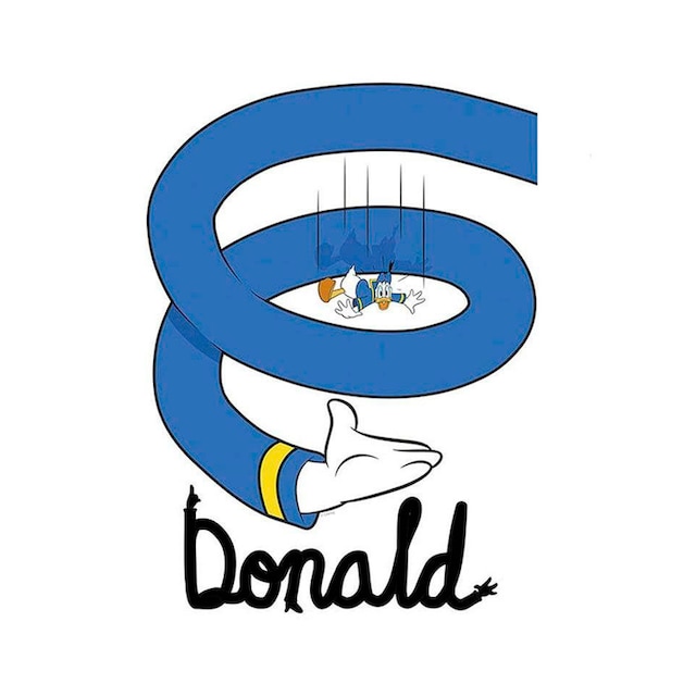 ✵ Komar Poster »Donald Duck Spiral«, Disney, (1 St.), Kinderzimmer,  Schlafzimmer, Wohnzimmer günstig ordern | Jelmoli-Versand