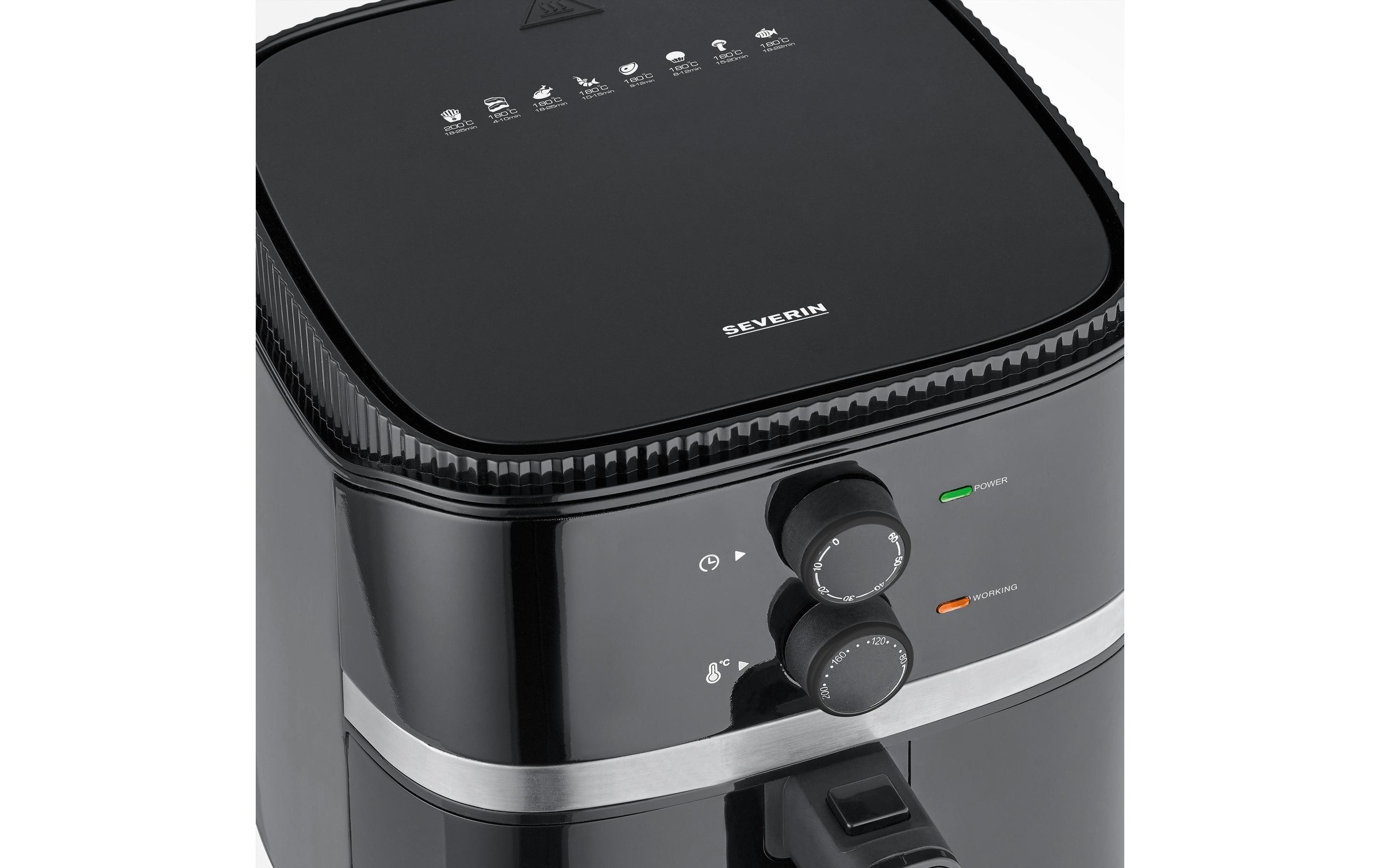 Severin Heissluftfritteuse »FR 2452 5 l, Schwarz«, 1500 W