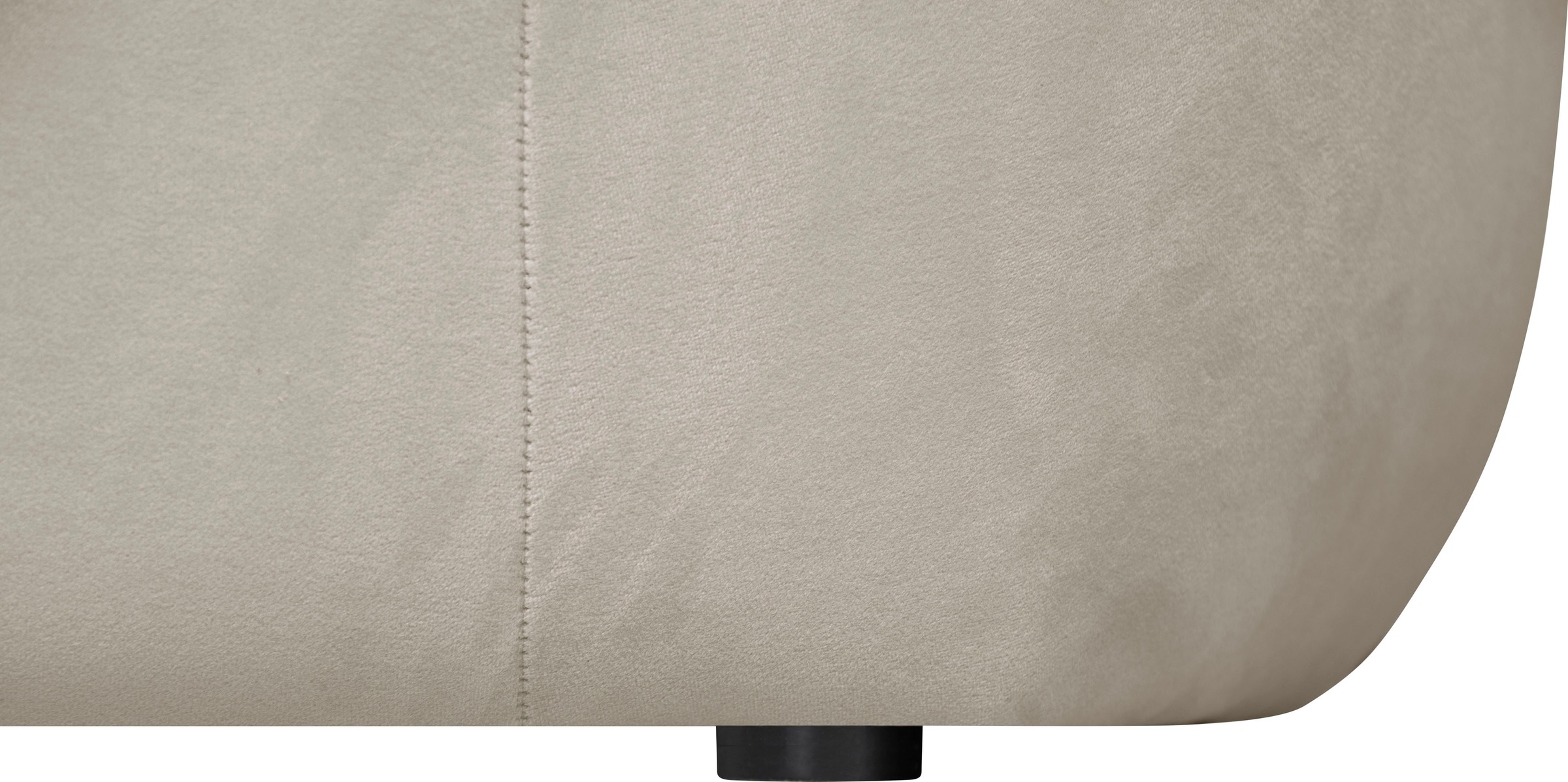 LeGer Home by Lena Gercke Ecksofa »YANI, L-Form, Designersofa, organische Form, Masse B/T/H: 255/170/81 cm«, mit Wellenunterfederung, auch in Bouclé, Recamiere rechts/links