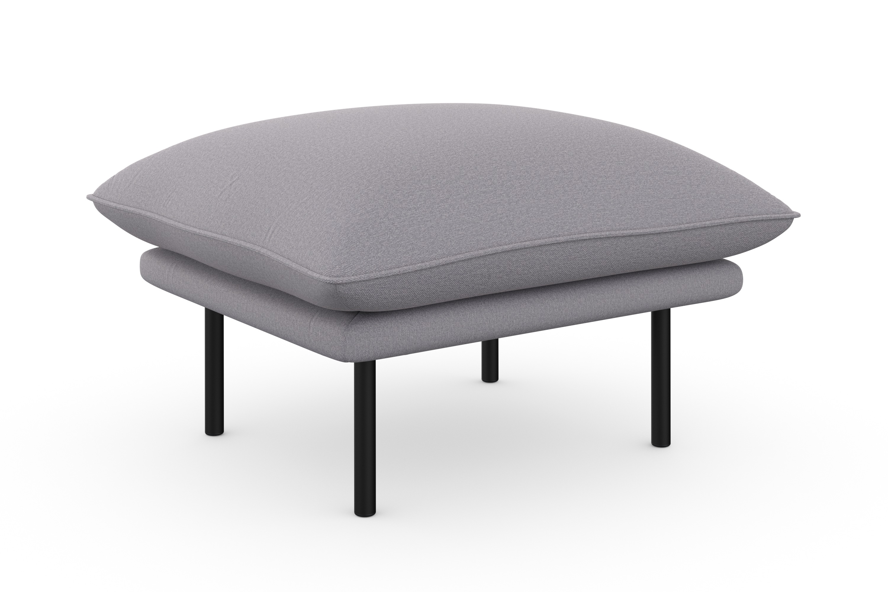 GOODproduct Polsterhocker "Stine" Besonderes Design durch Kissenoptik und Keder