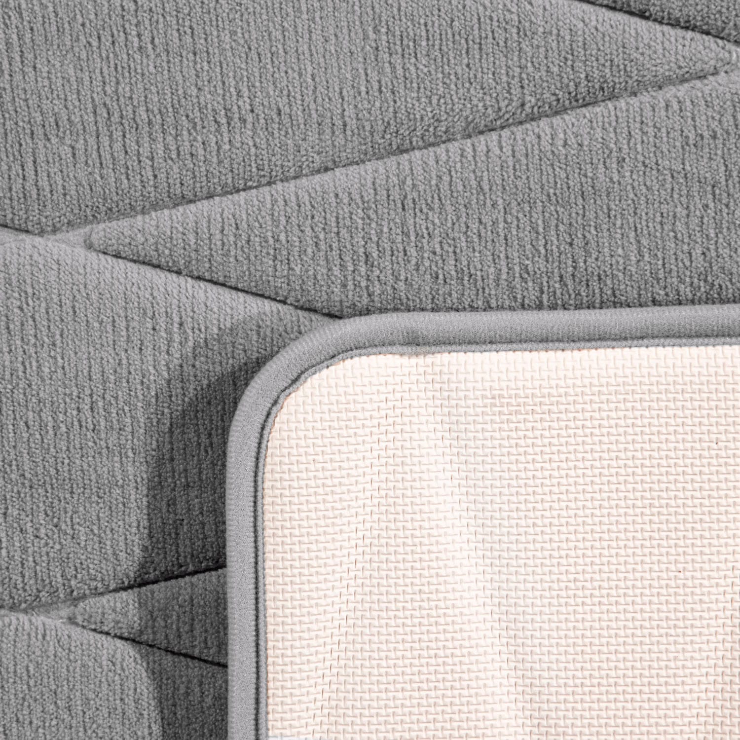 Paco Home Badematte »Corby 254, Memory-Schaum Effekt«, rutschhemmend beschichtet, fussbodenheizungsgeeignet, Badteppich, Uni Farben, Rauten Muster, Hoch-Tief Effekt