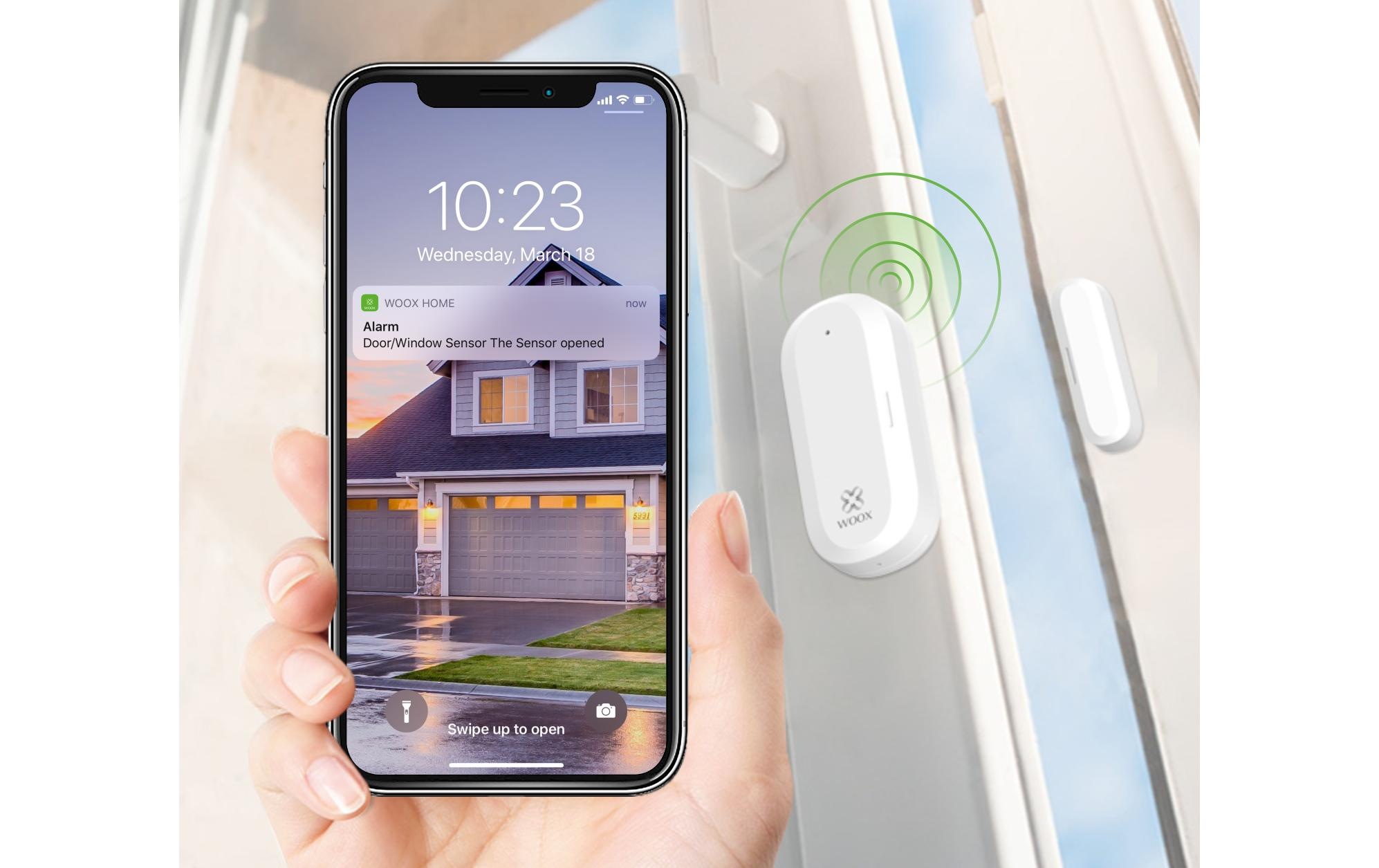 Smart-Home-Steuerelement »WOOX und Türkontakt Z«
