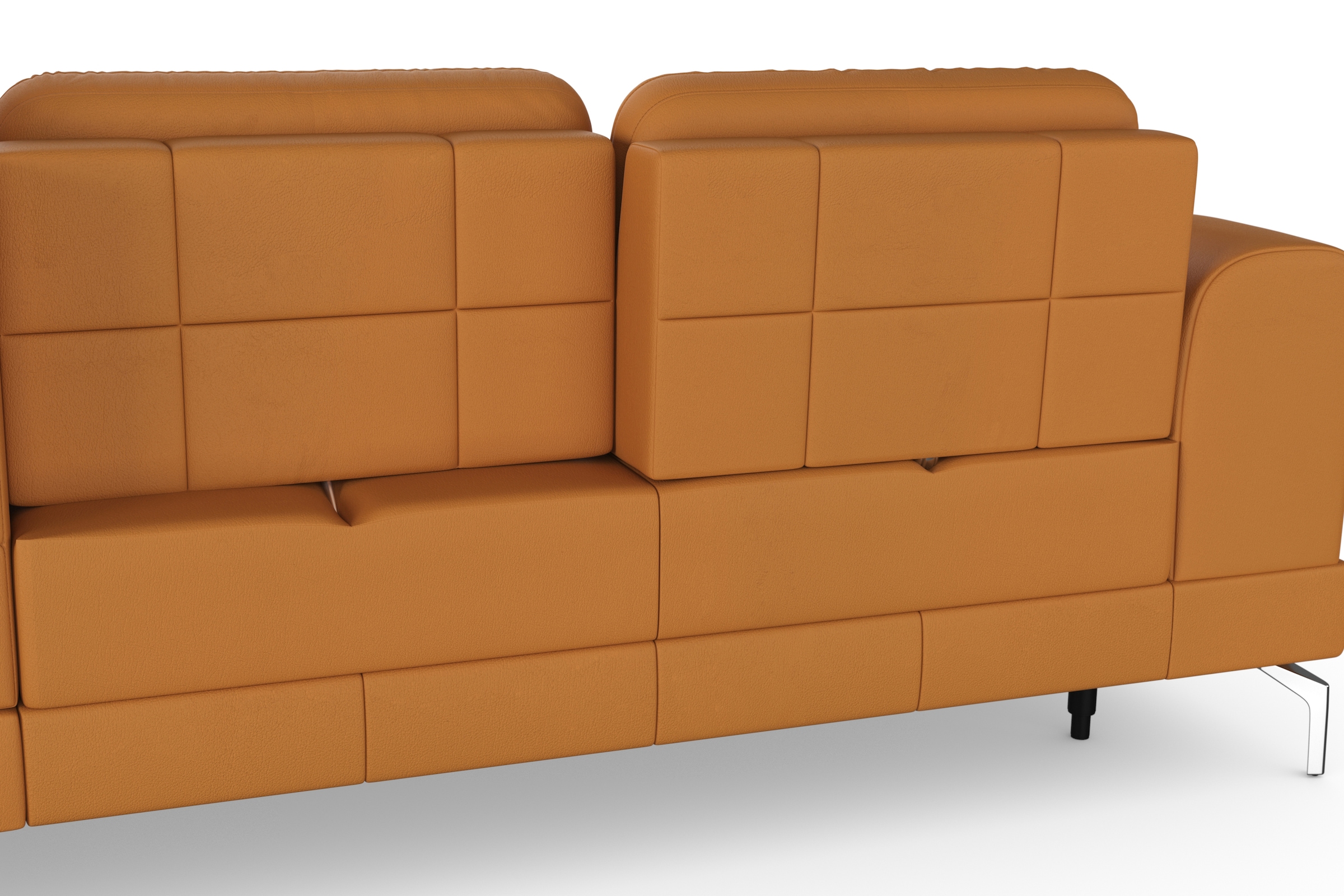 sit&more Ecksofa »Bendigo L-Form«, inklusive Sitztiefenverstellung, Bodenfreiheit 15 cm, 2 Fussfarben