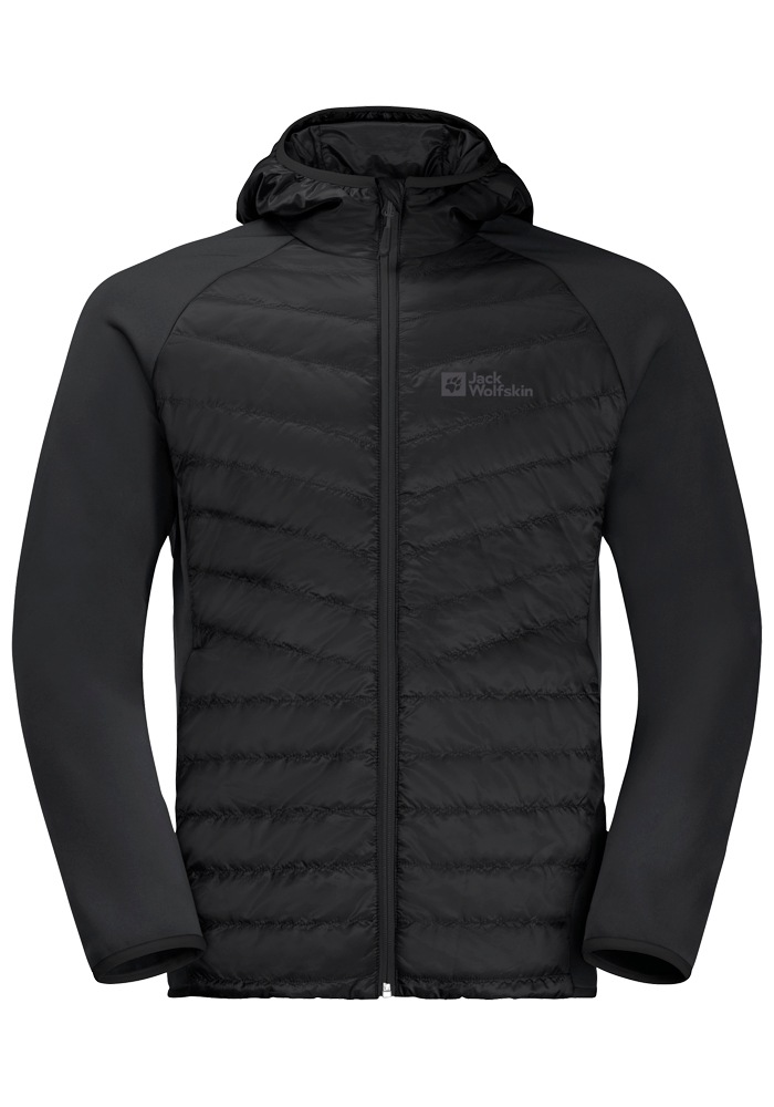 Jack Wolfskin Hybridjacke »ROUTEBURN PRO HYBRID M«, mit Kapuze