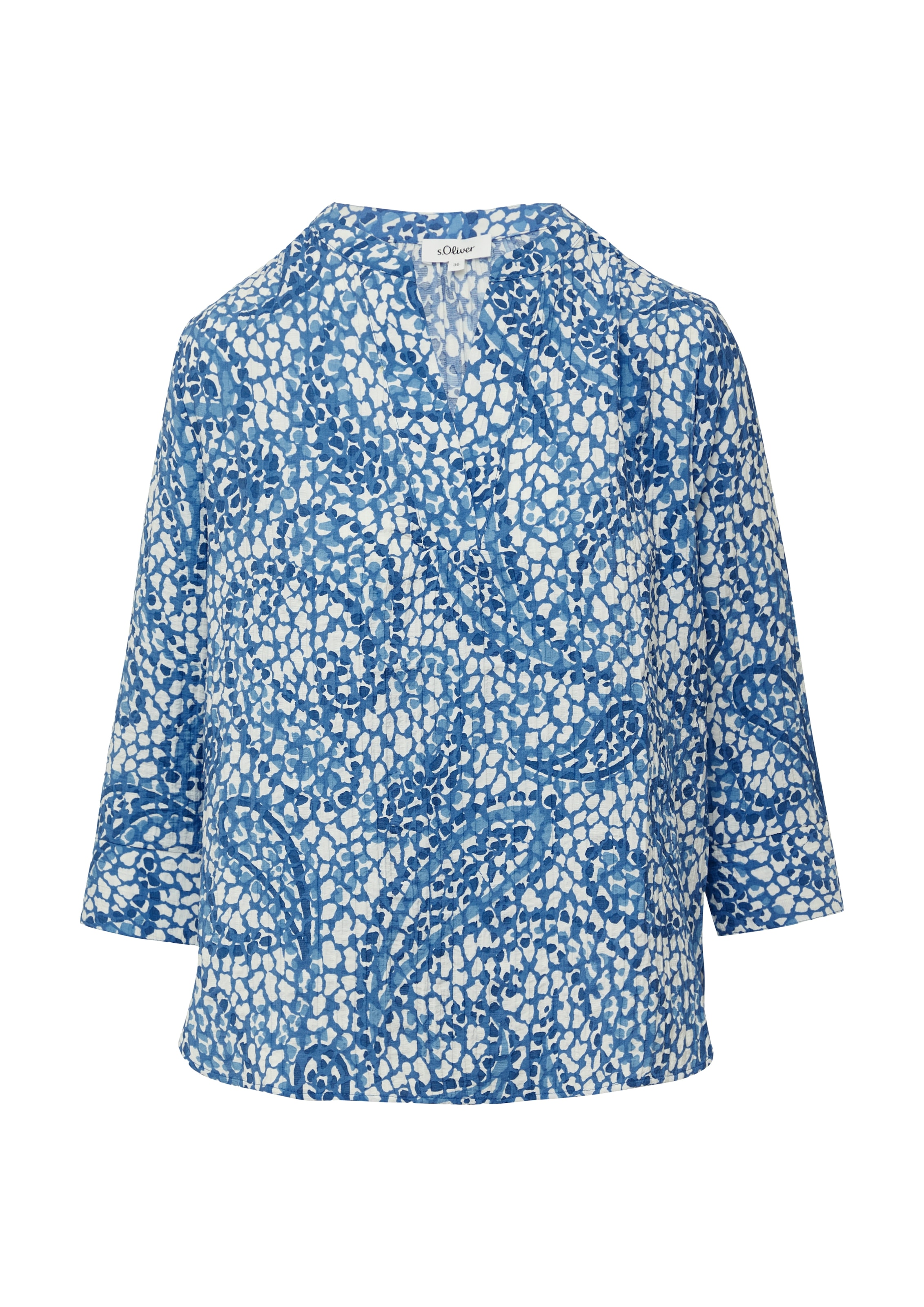 s.Oliver Shirtbluse, mit 3/4-Ärmeln und im Tunika-Look