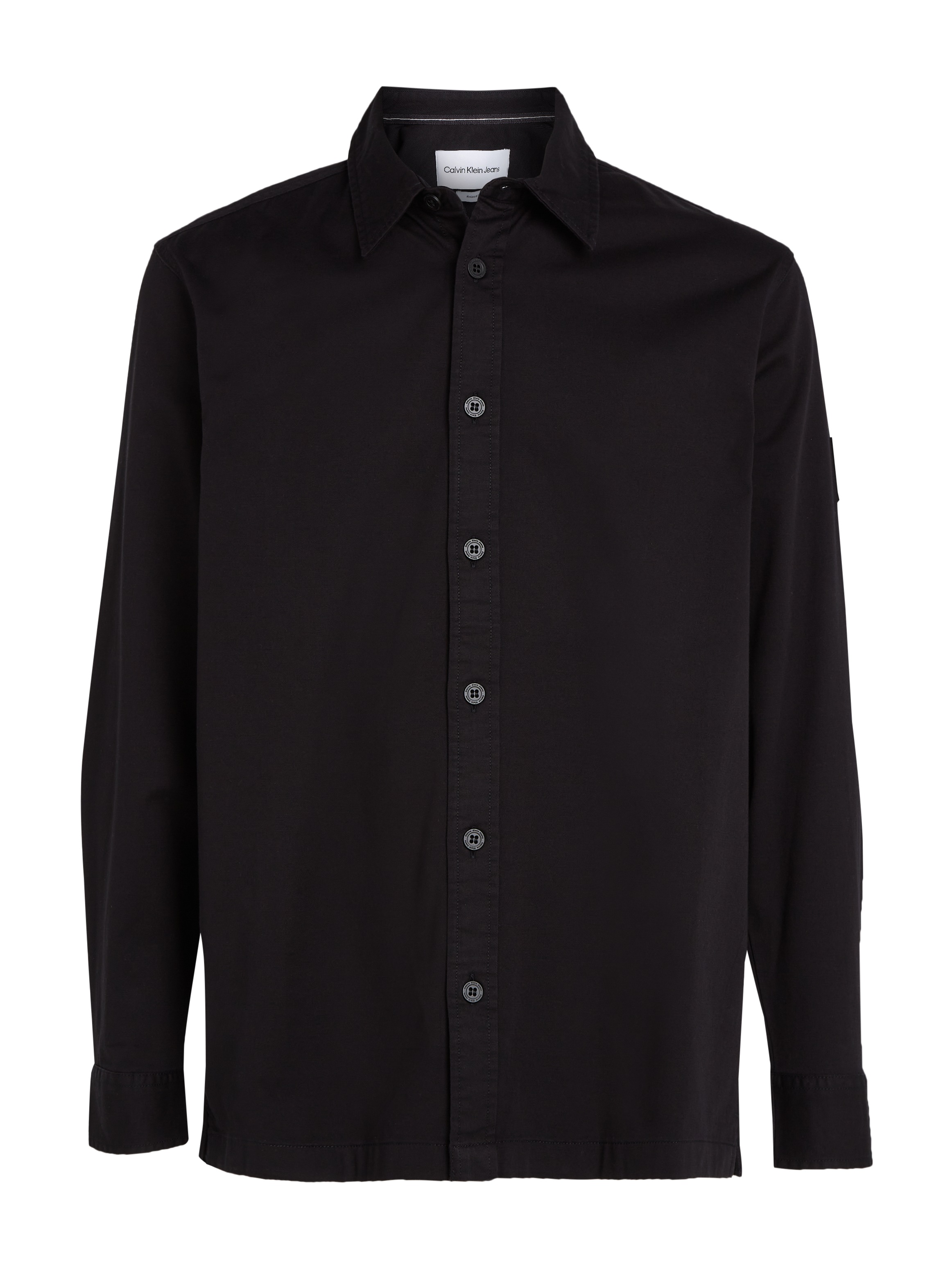 Calvin Klein Jeans Langarmhemd »MONOLOGO BADGE SHIRT«