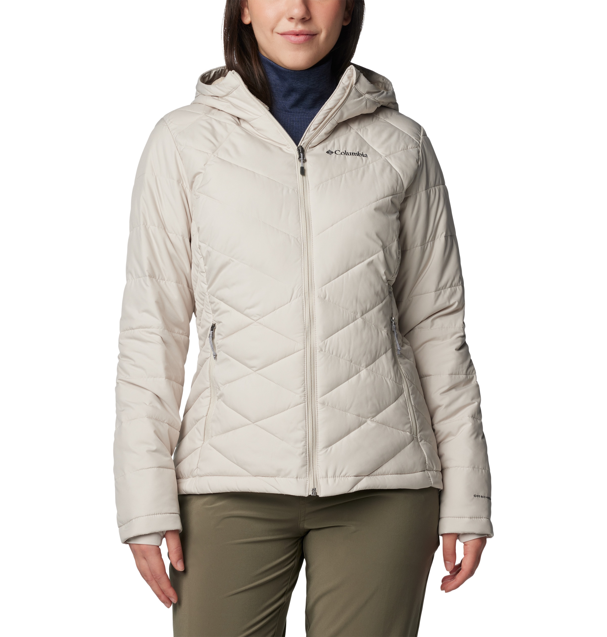 Columbia Steppjacke »HEAVENLY HOODED JACKET«, (1 St.), mit Kapuze
