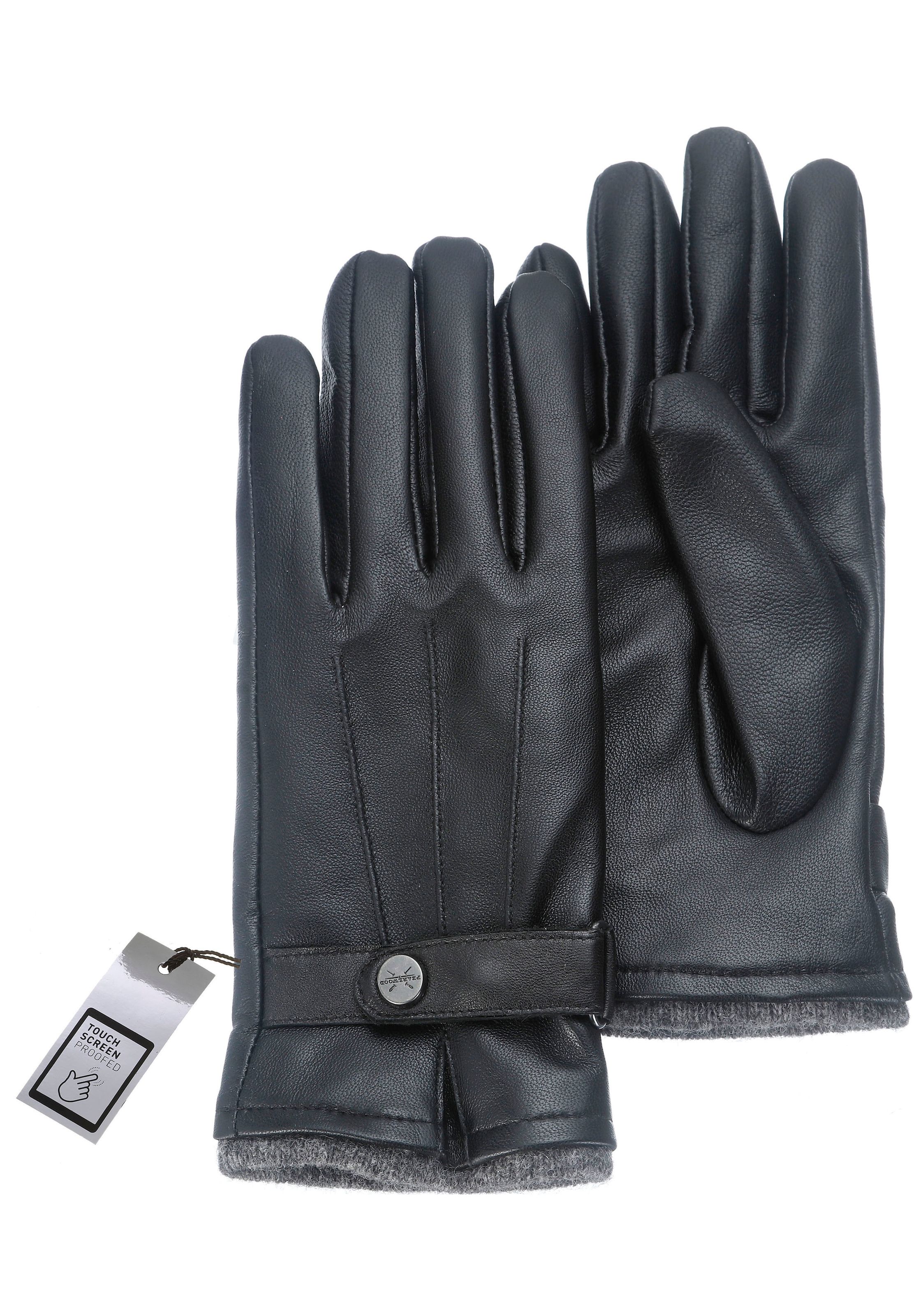 mit online | bedienbar 10 kaufen Touchscreen Lederhandschuhe, PEARLWOOD proofed - Jelmoli-Versand Fingern