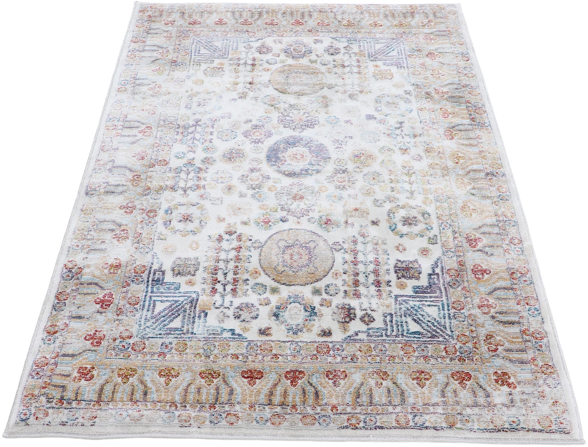 carpetfine Teppich »Vintage Heaven_2«, rechteckig, 8 mm Höhe, Orient Vintage Look, Wohnzimmer