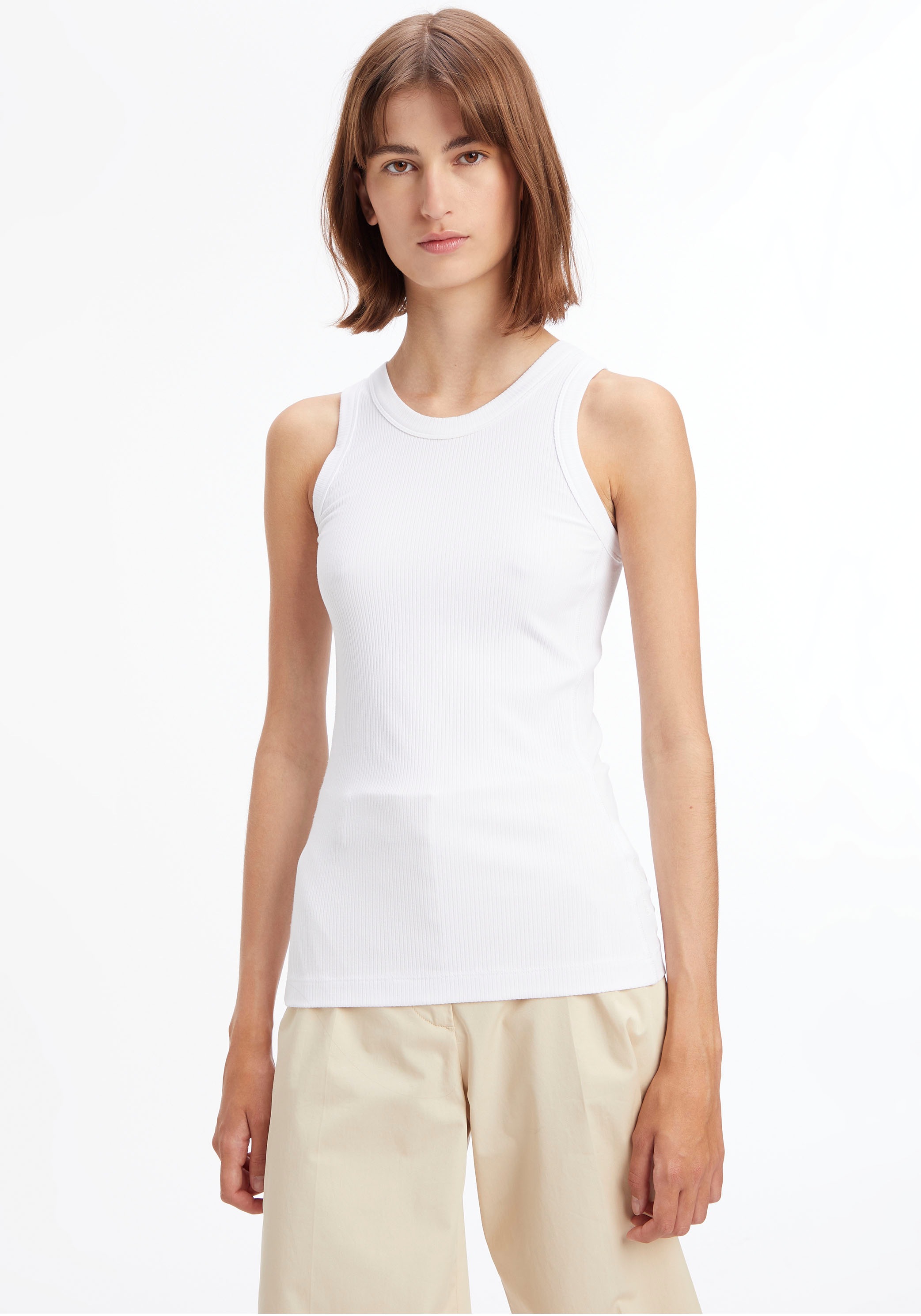 Calvin Klein Ripptanktop »MODAL RIB FITTED TANK«, mit Rundhalsausschnitt kaufen