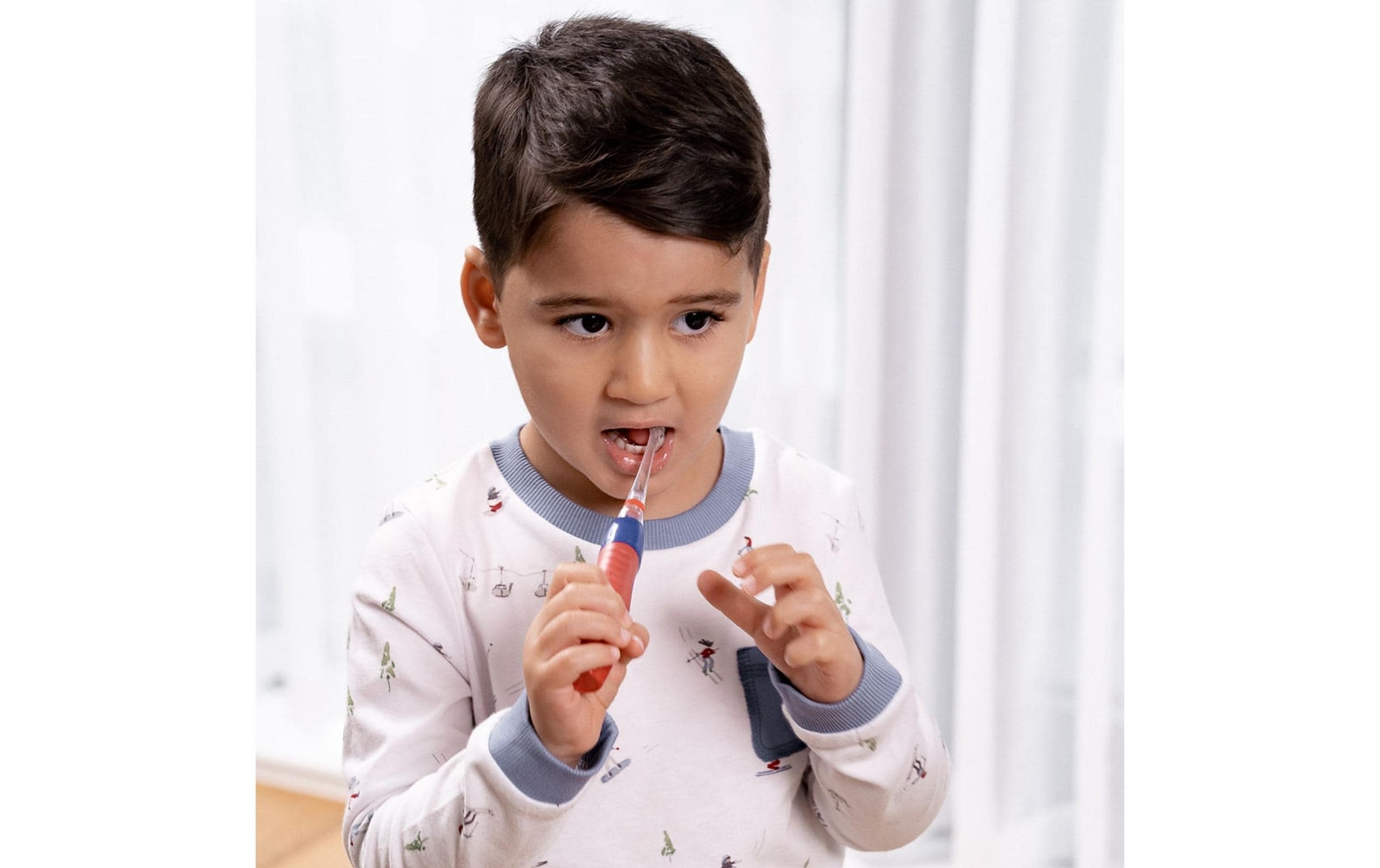 Elektrische Kinderzahnbürste »brush-baby KidzSonic Rakete«