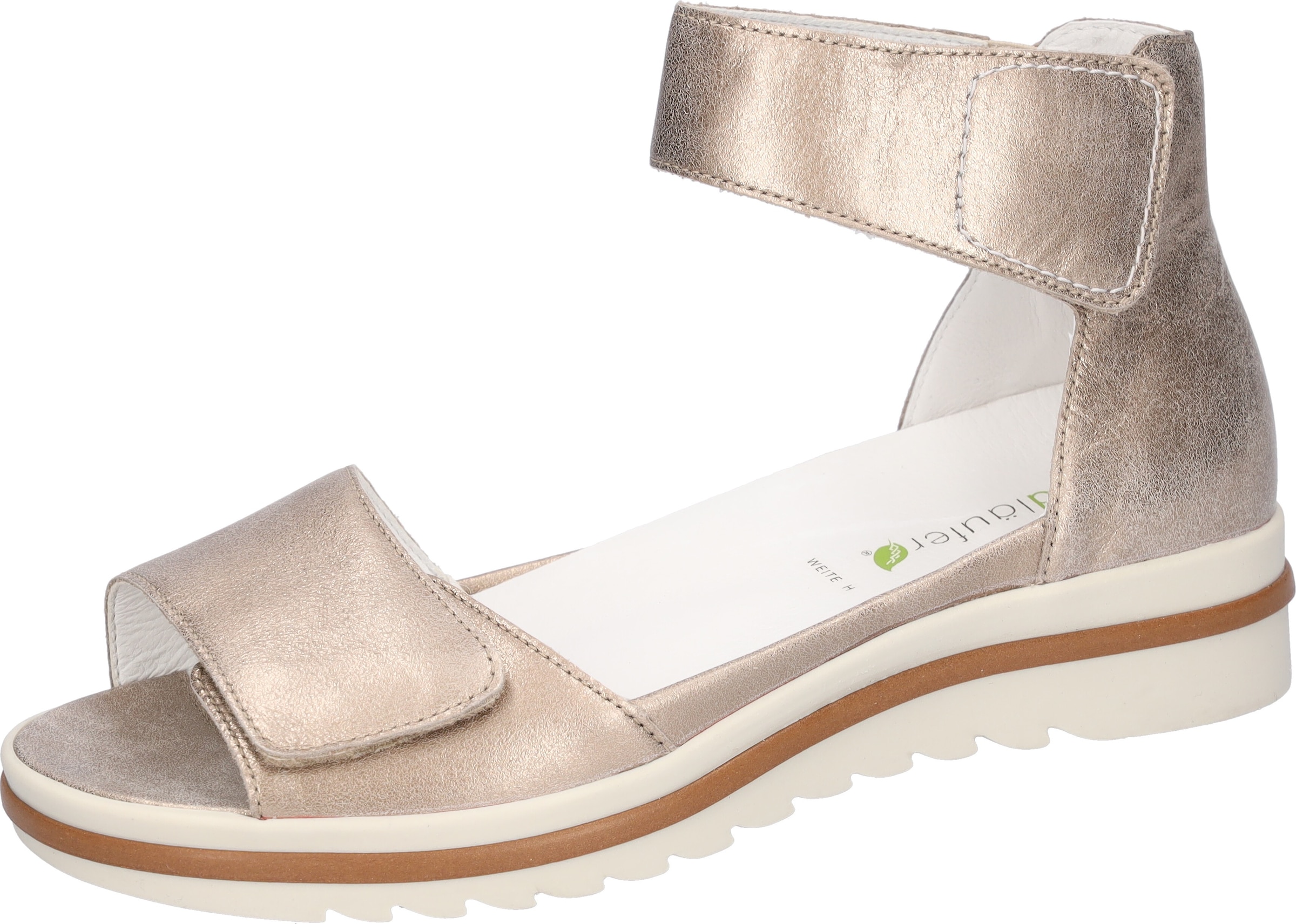Waldläufer Sandale »HAKURA« , Sommerschuh, Sandalette, Keilabsatz, in Komfortweite H (= sehr weit)