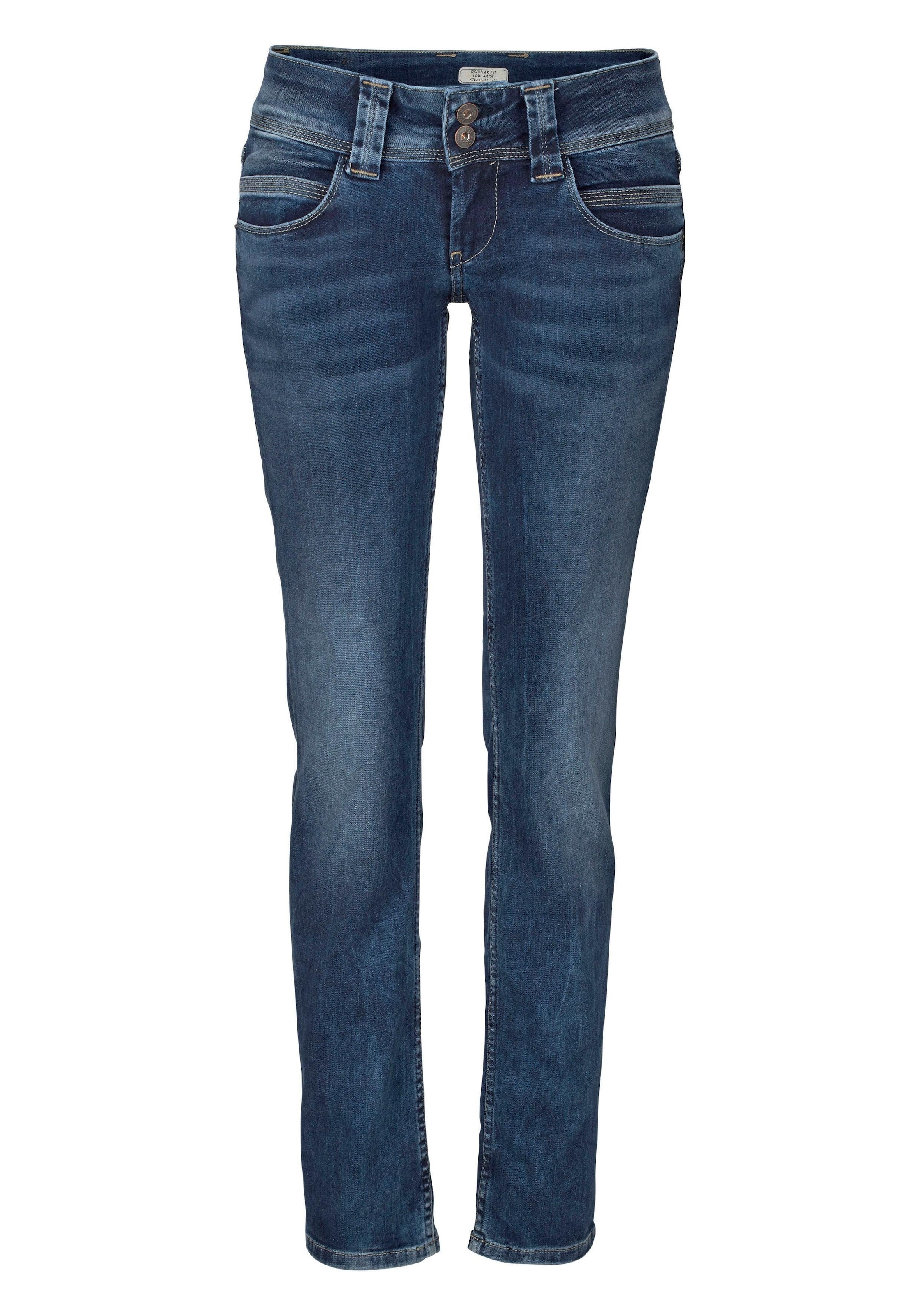 Pepe Jeans Regular-fit-Jeans »VENUS«, mit Badge