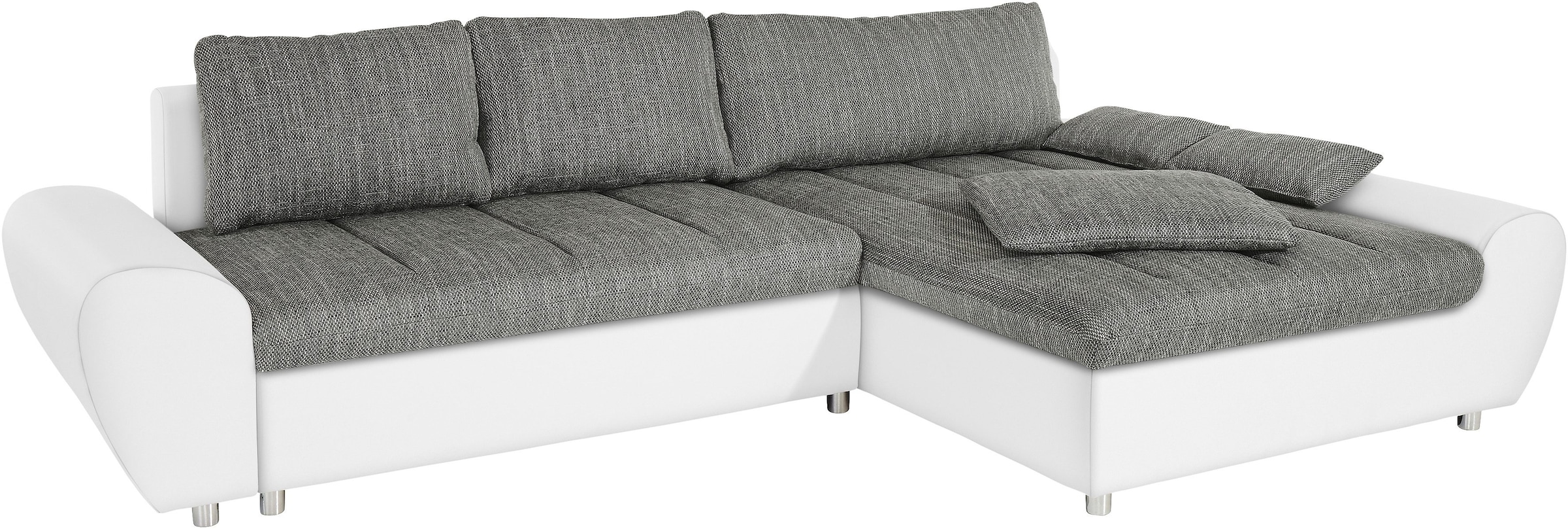 sit&more Ecksofa »Bandos L-Form«, in 2 unterschiedlichen Grössen, wahlweise mit Bettfunktion