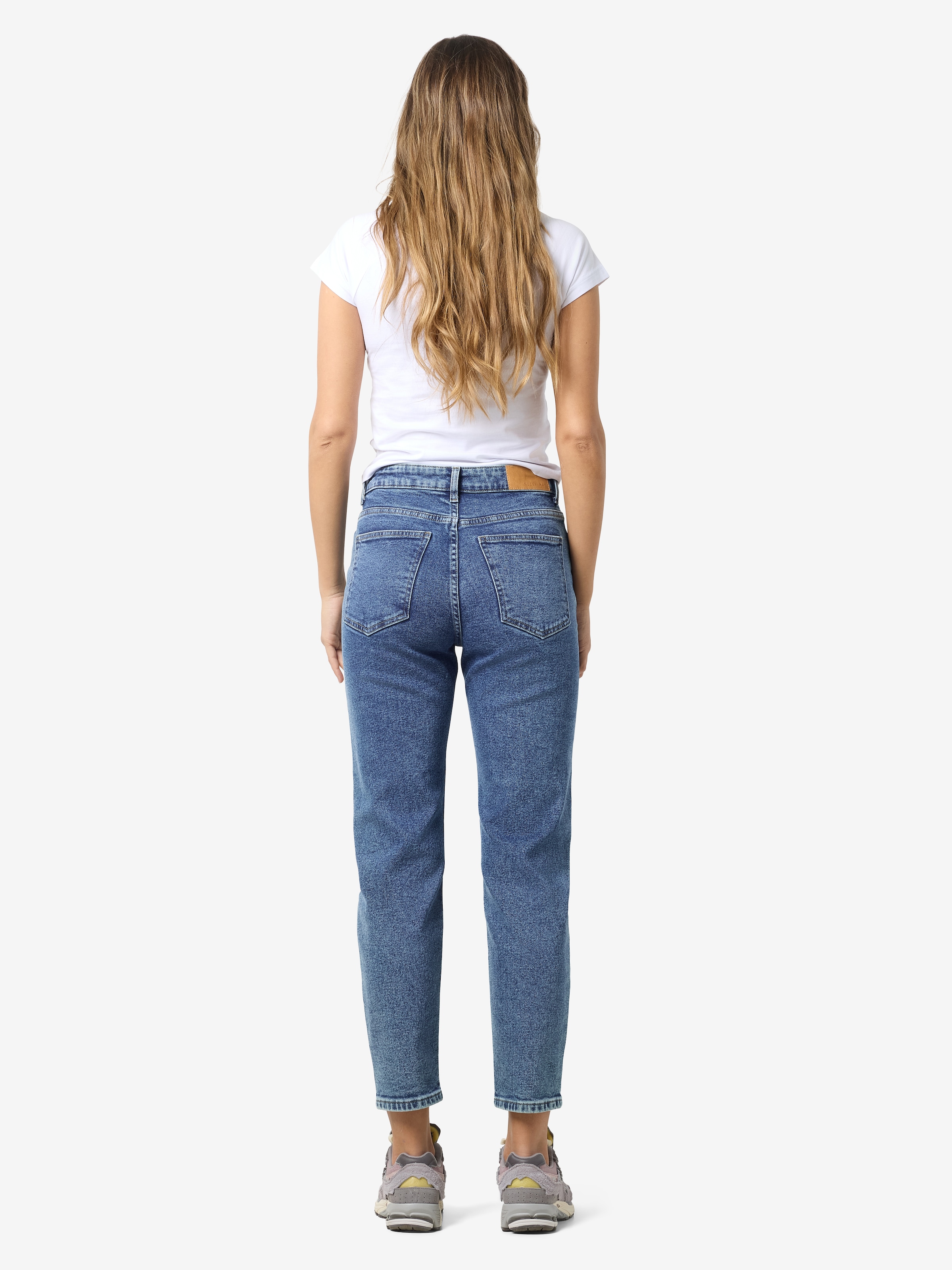 Noisy may High-waist-Jeans »NMMONI HW ST ANK JEANS AZ358MB NOOS«