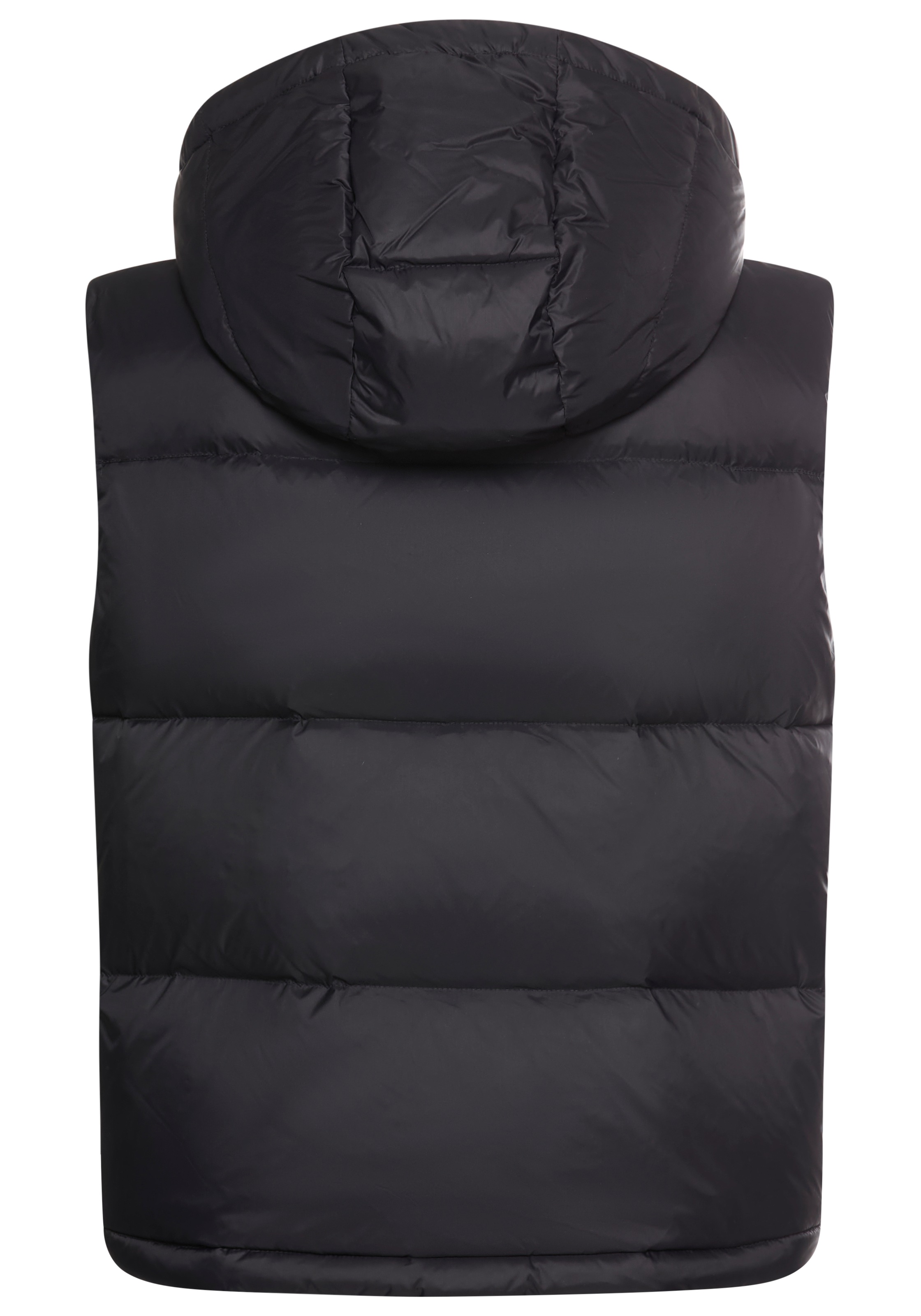 Calvin Klein Jeans Steppweste »ESSENTIAL MIDWEIGHT PUFFER VEST«, mit abnehmbarer Kapuze, Stehkragen