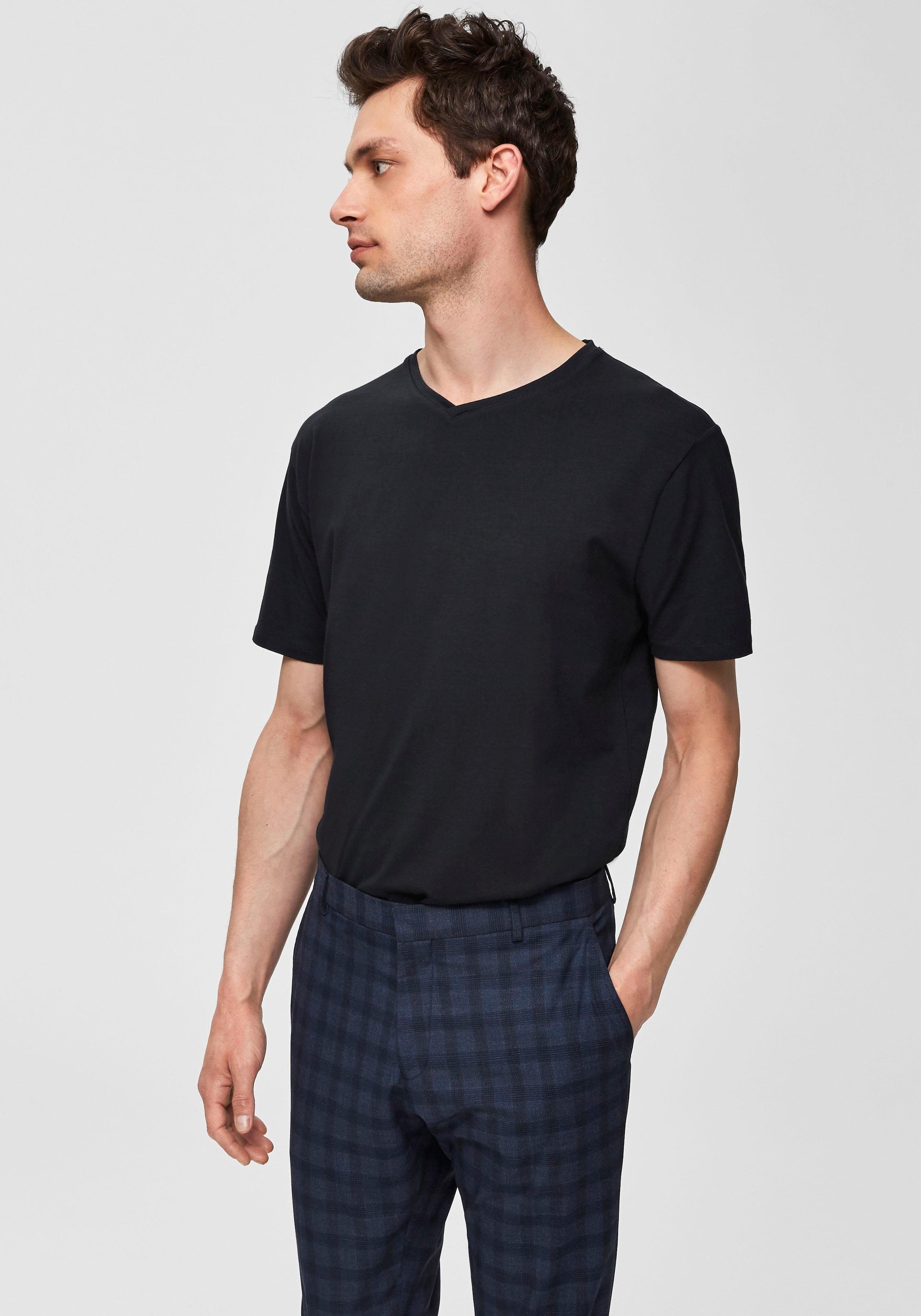 SELECTED HOMME V-Shirt »Basic V-Shirt«