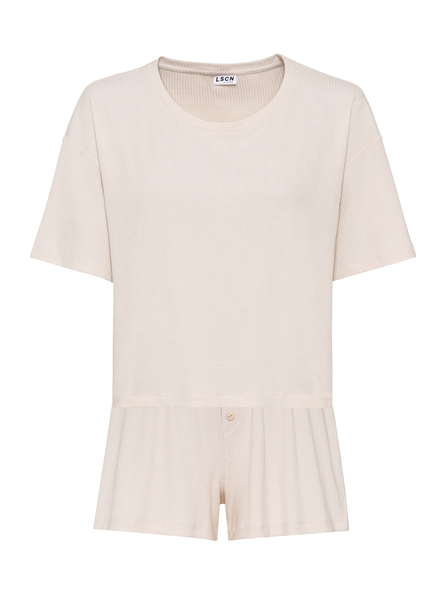 LSCN by LASCANA Shorty, (2 tlg.), aus schönem Ripp-Material