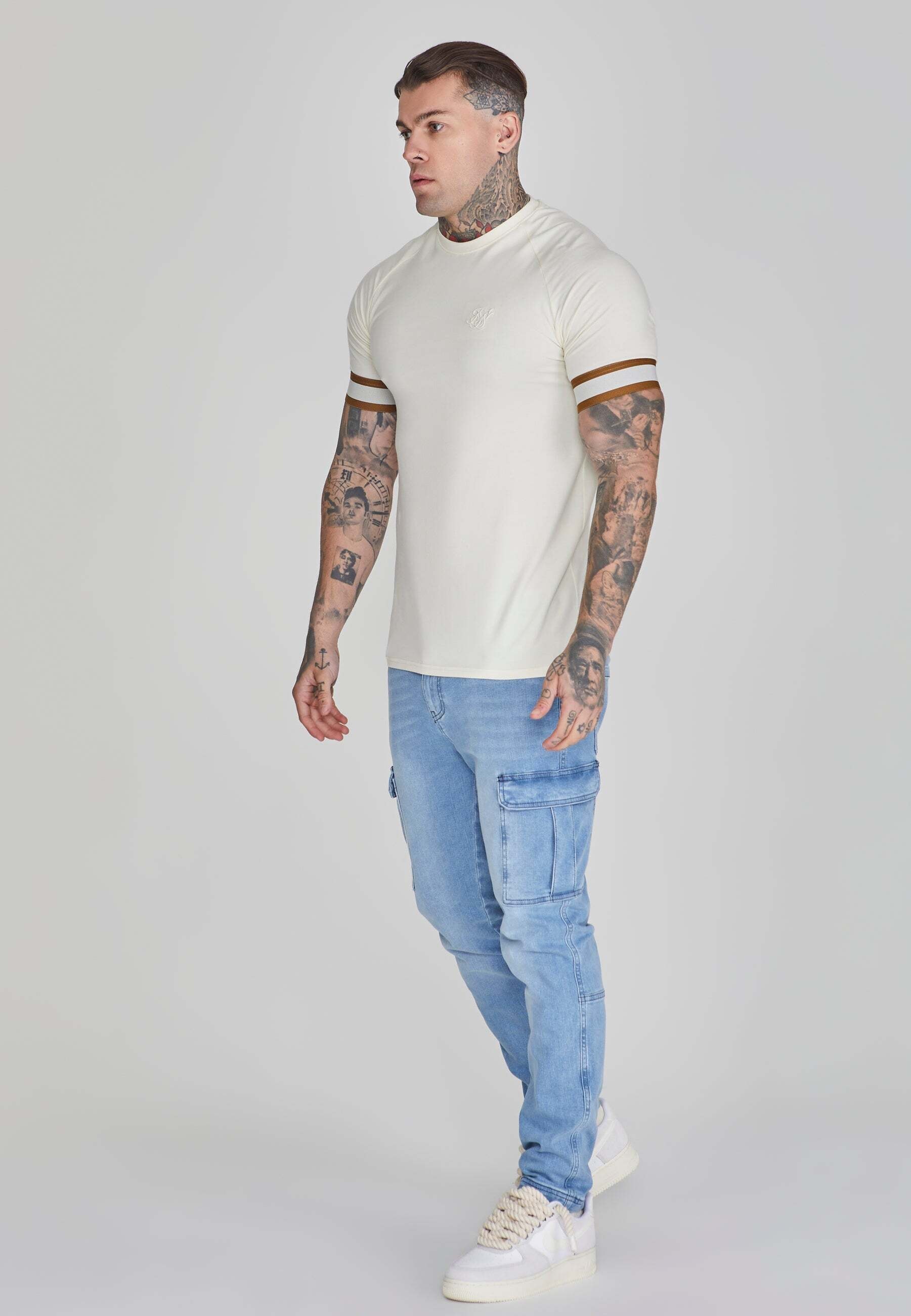 Siksilk T-Shirt »Siksilk T-Shirt Tech T-Shirt in Ecru«