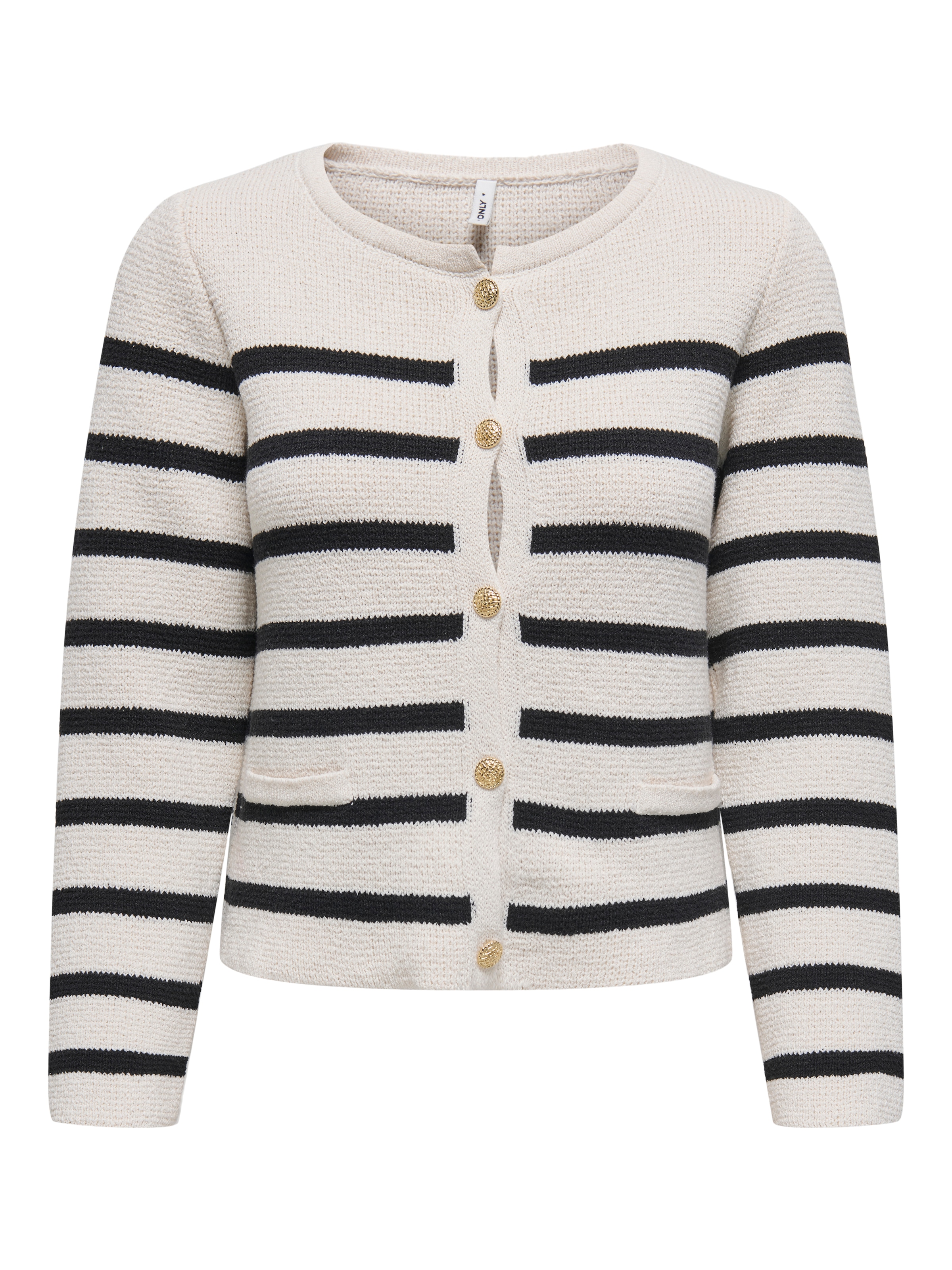 ONLY Strickjacke »ONLLAURA LIFE LS O-NECK CARDIGAN CC KNT«