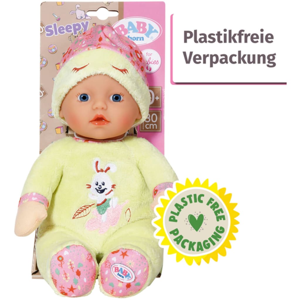 Baby Born Babypuppe »Sleepy for babies, green, 30 cm«