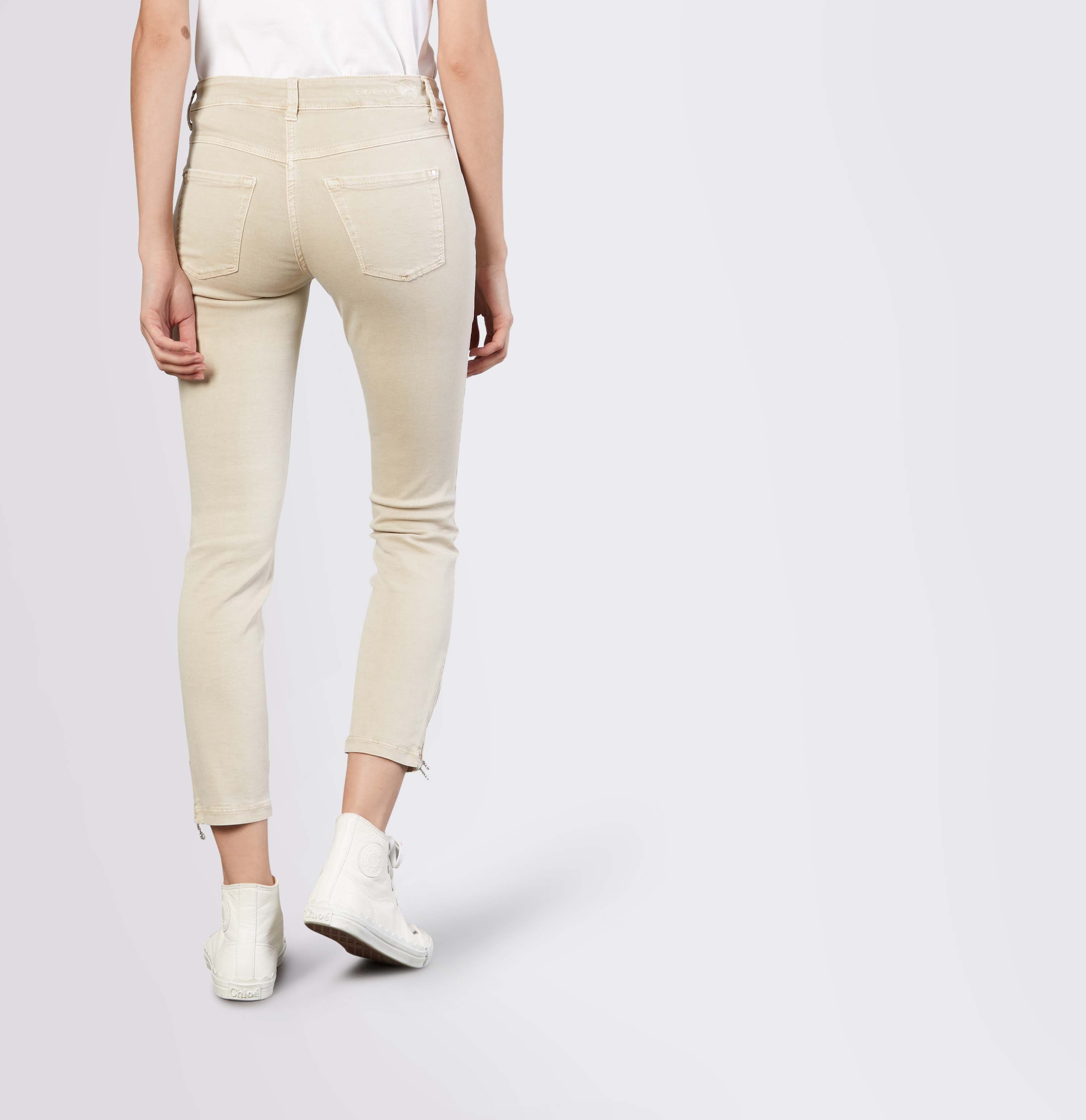 MAC 7/8-Jeans »Dream Chic«, verkürzte Form mit Reissverschluss
